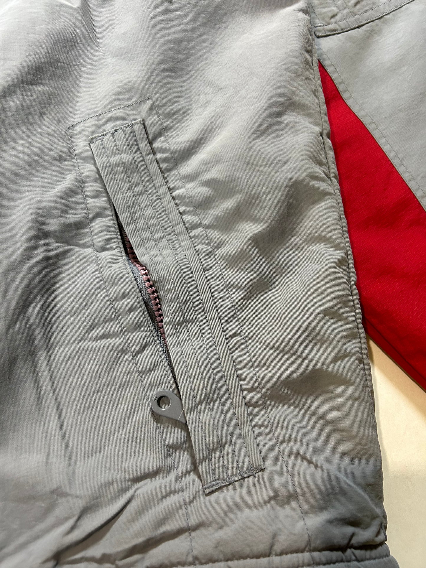 Vintage Mossimo Fleece Liner Zip Up Jacket Tagged Medium Can Fit Large 25x29.5/32 Inches