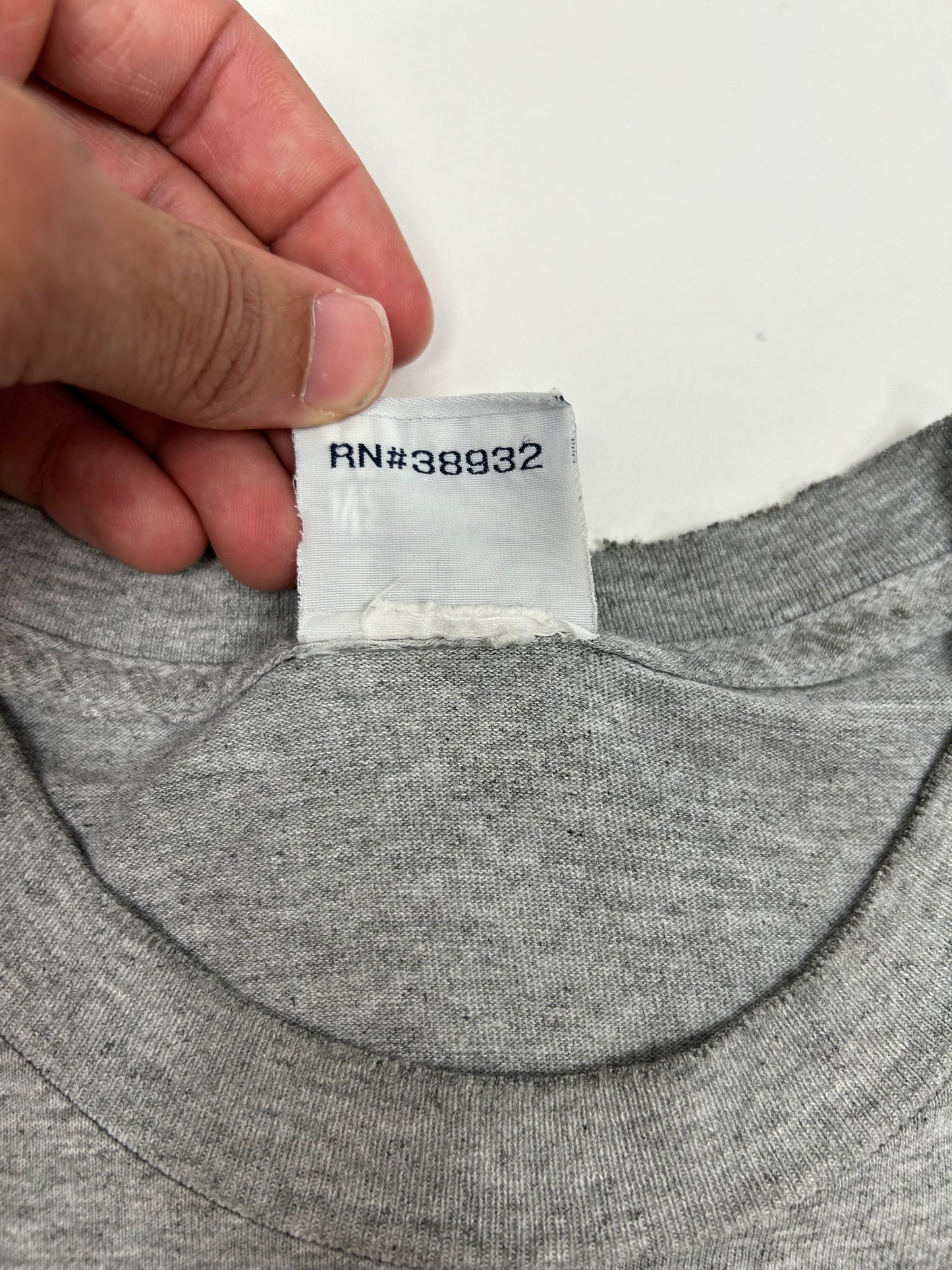 Vintage Neighborhood Skateboards Los Angeles Skate Tee Worn In Nicely Large Fit 22.25x29.5 Inches Gray