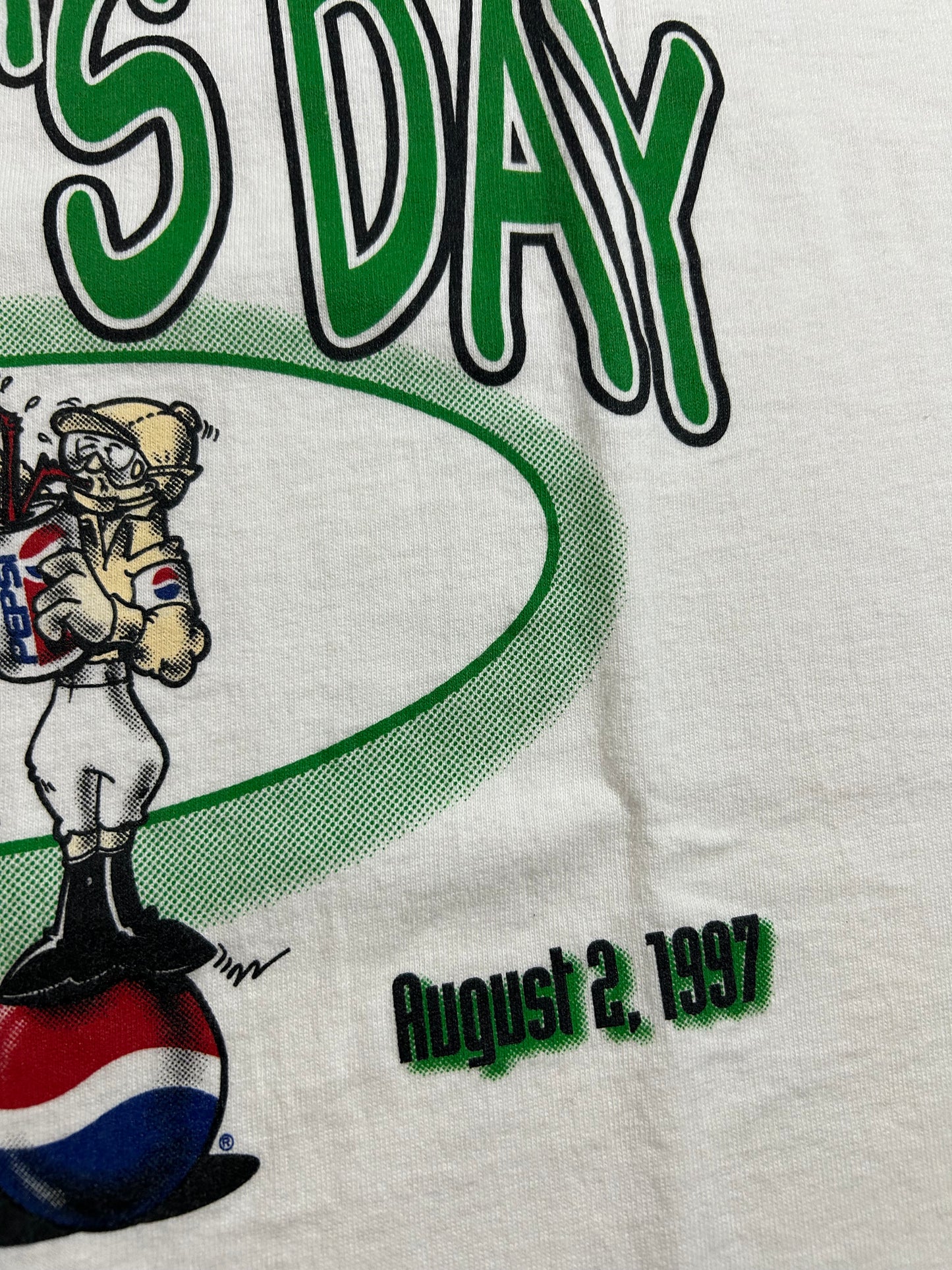 Vintage August 2, 1997 Pepsi Jockey’s Day Remington Park Oklahoma City Tee XL 23x30 Inches