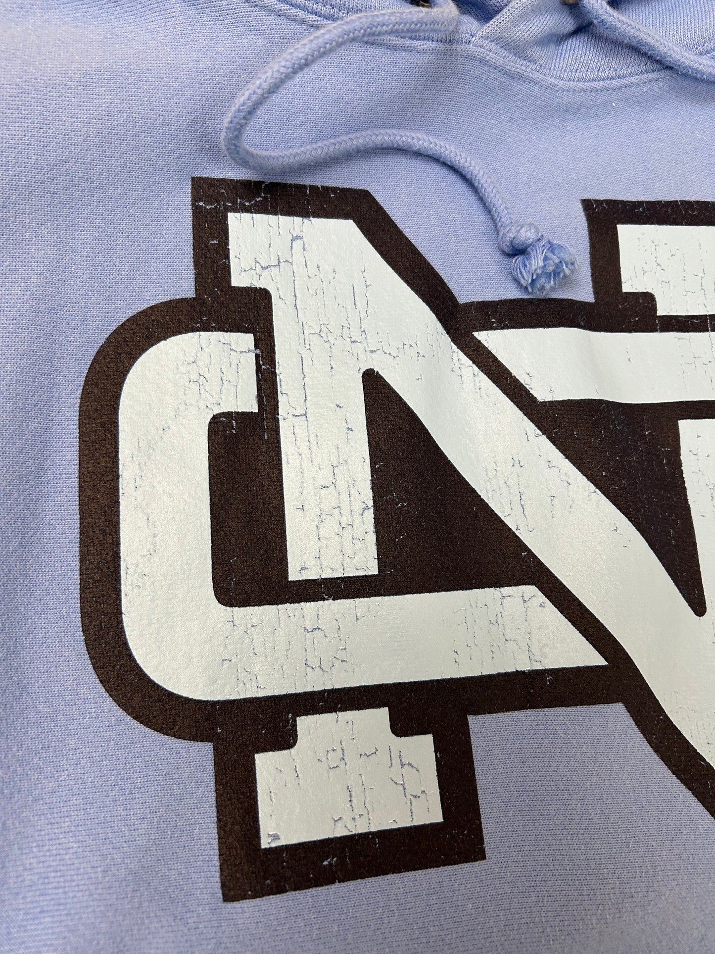 University Of North Carolina UNC Chapel Hill College Champion Reverse Weave Hooded Sweatshirt Small 21.5x26 Inches