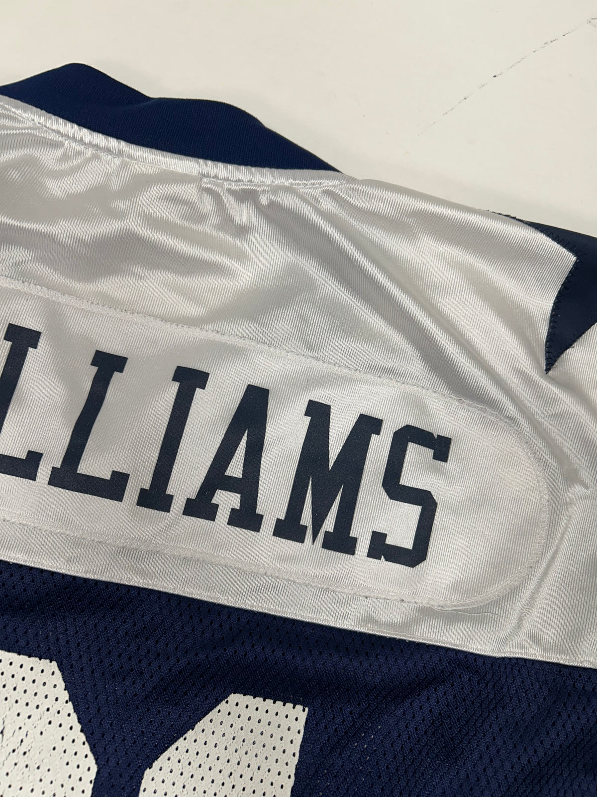 Roy Williams 31 Dallas Cowboys NFL Throwback Reebok Blue Jersey 2XL 29x33.5/35.5 Inches
