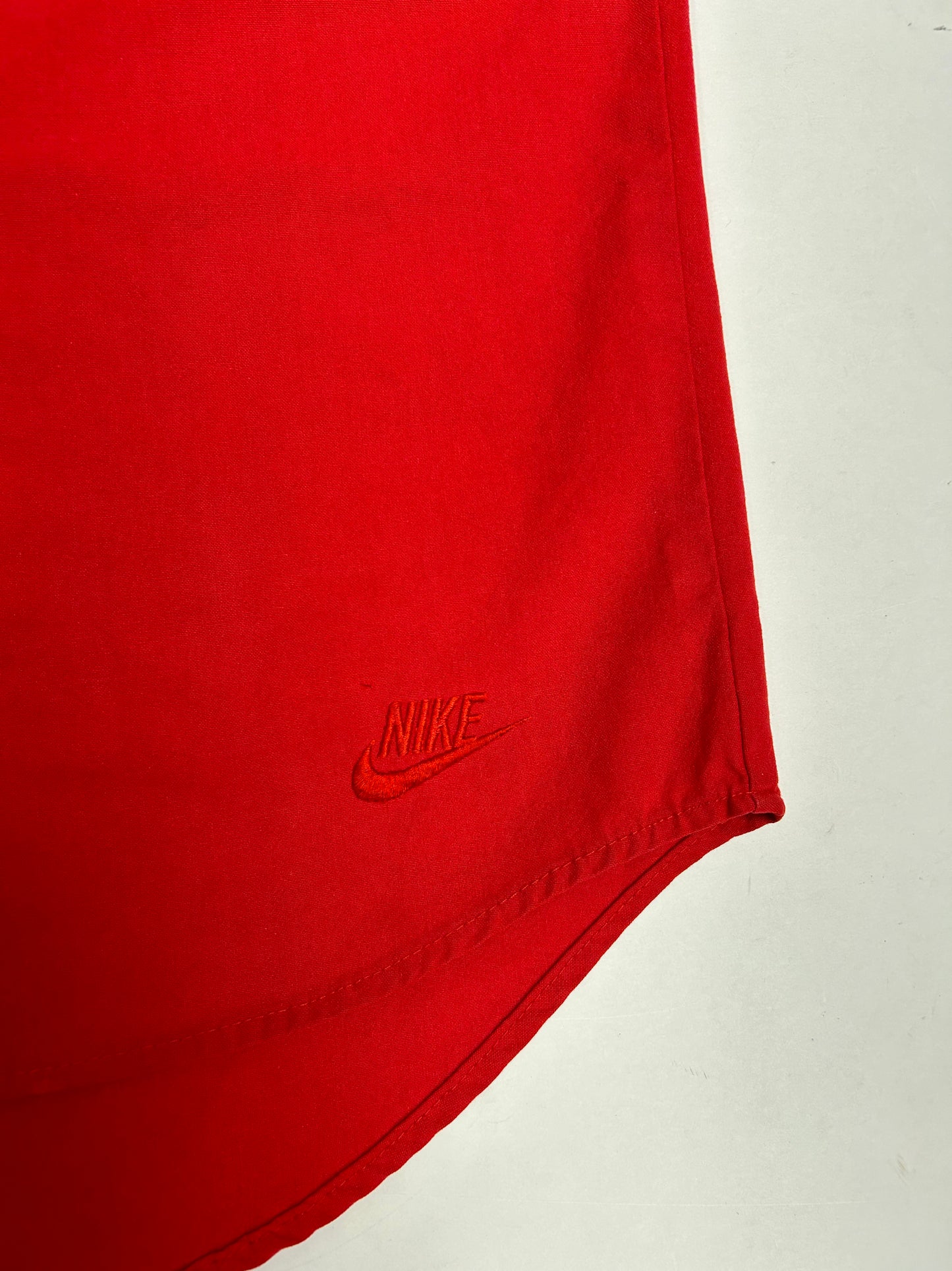 Vintage Nike Air Jordan 'Spellout Logo' Baseball Jersey Red 1991 Rare XL/L Fit