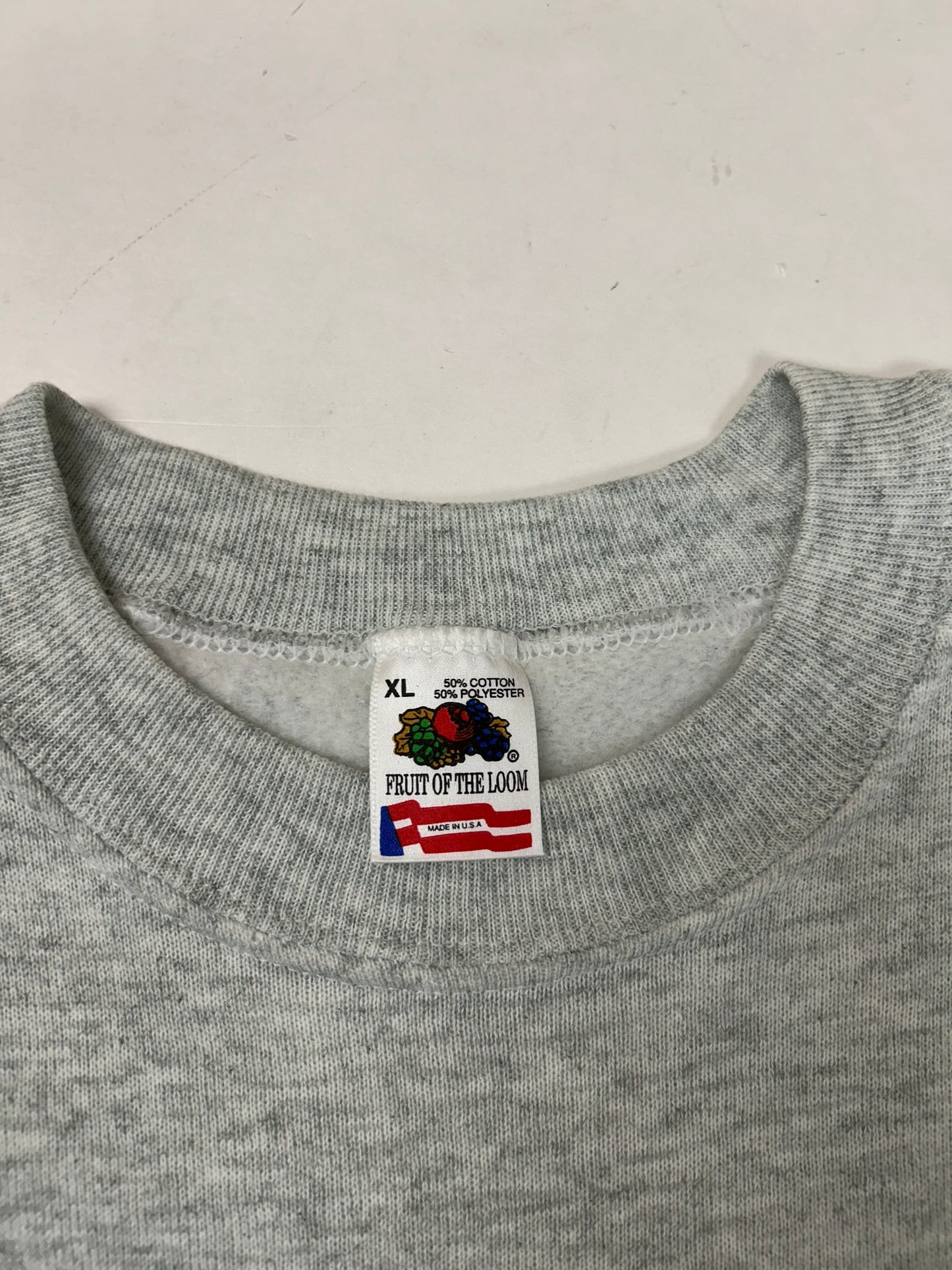 Vintage 90s New York Giants NFL Crewneck Sweatshirt Raglan L/XL Fit 24.25x29.5 Inches