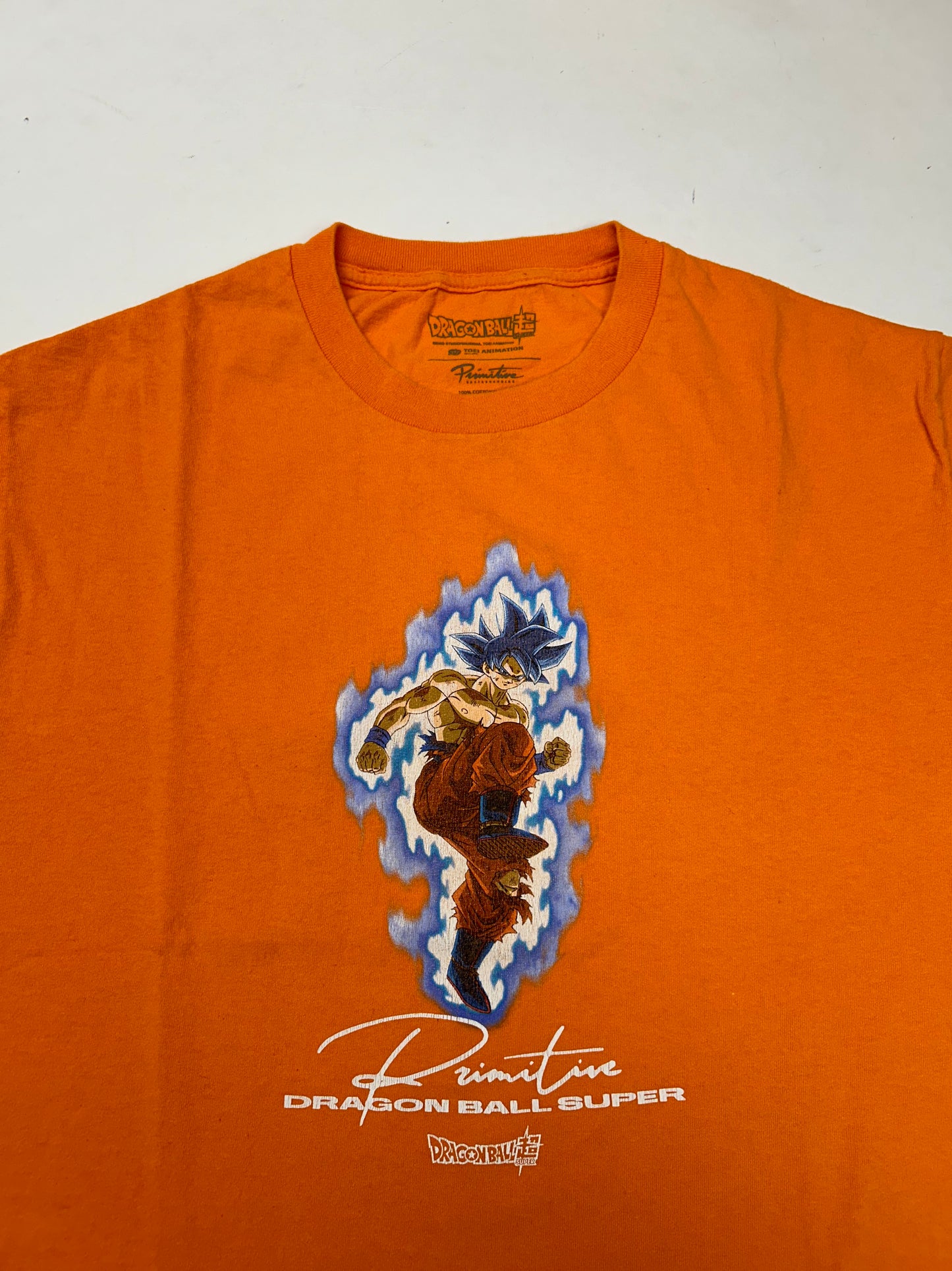 Primitive X Dragon Ball Z Dragon Ball Super Tee Orange Large 22x27.75 Inches