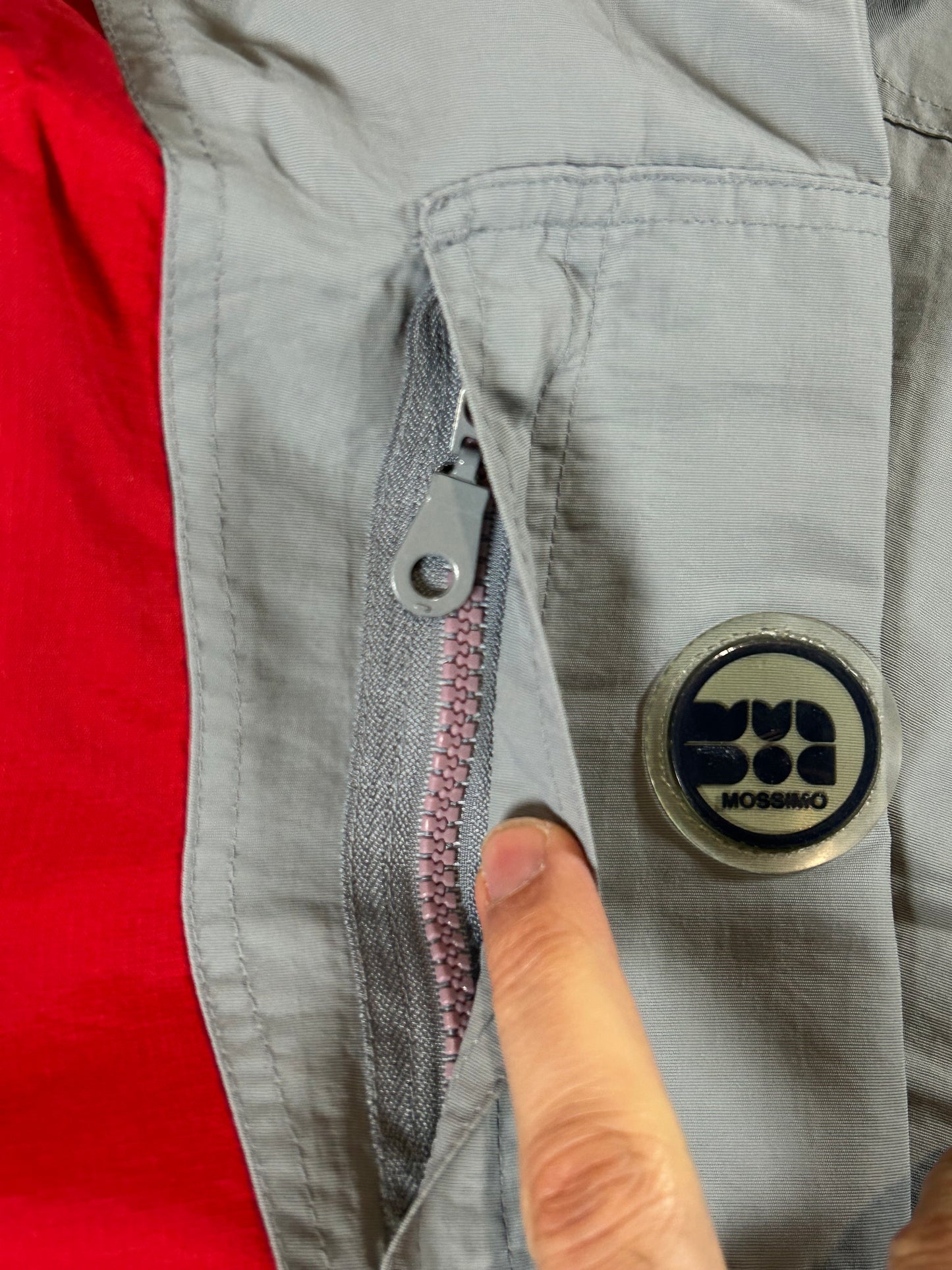 Vintage Mossimo Fleece Liner Zip Up Jacket Tagged Medium Can Fit Large 25x29.5/32 Inches