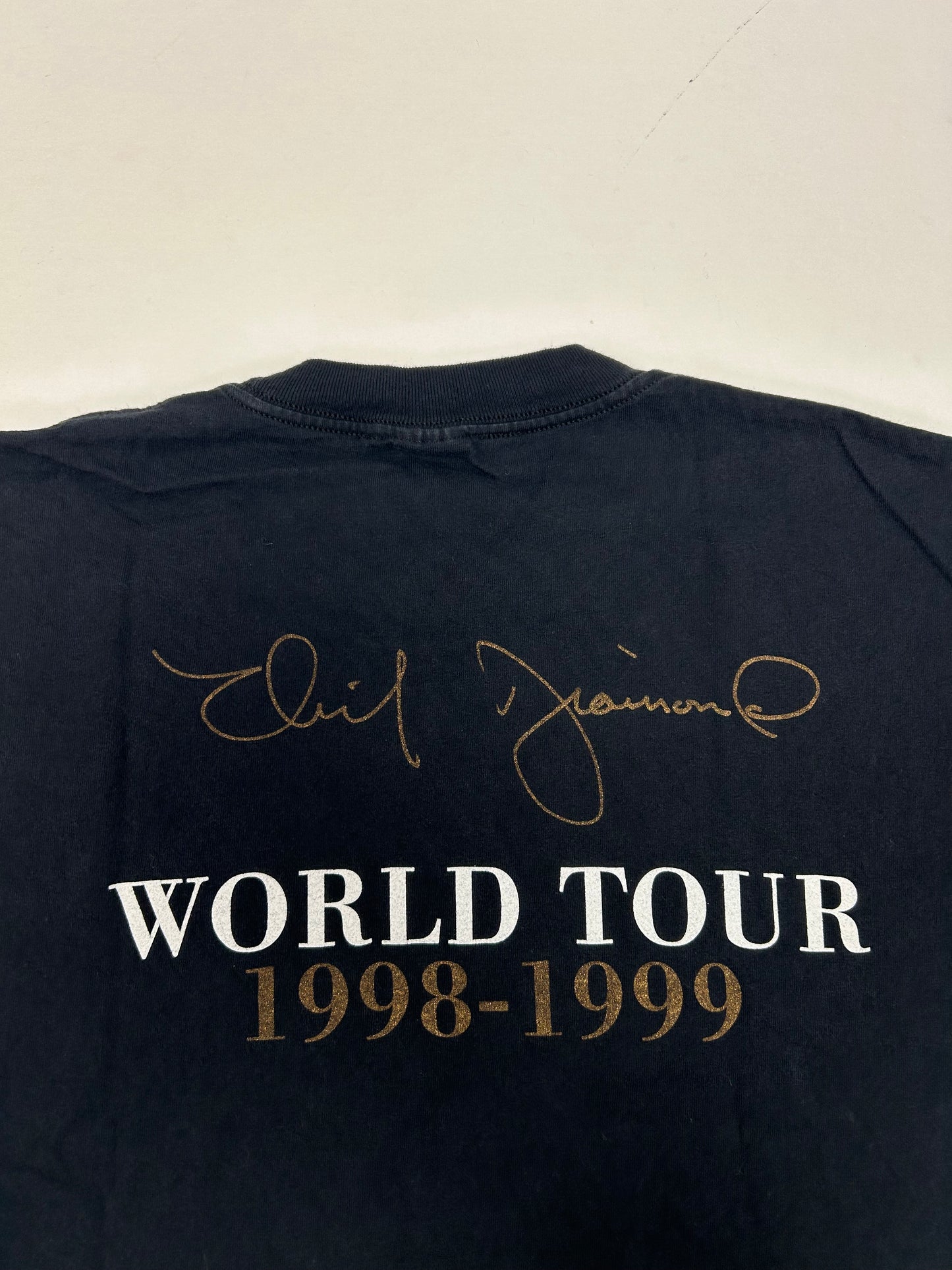 Vintage 1998-1999 Neil Diamond World Tour As Time Goes By Concert Music Tee Large 21.25x29.5 Inches