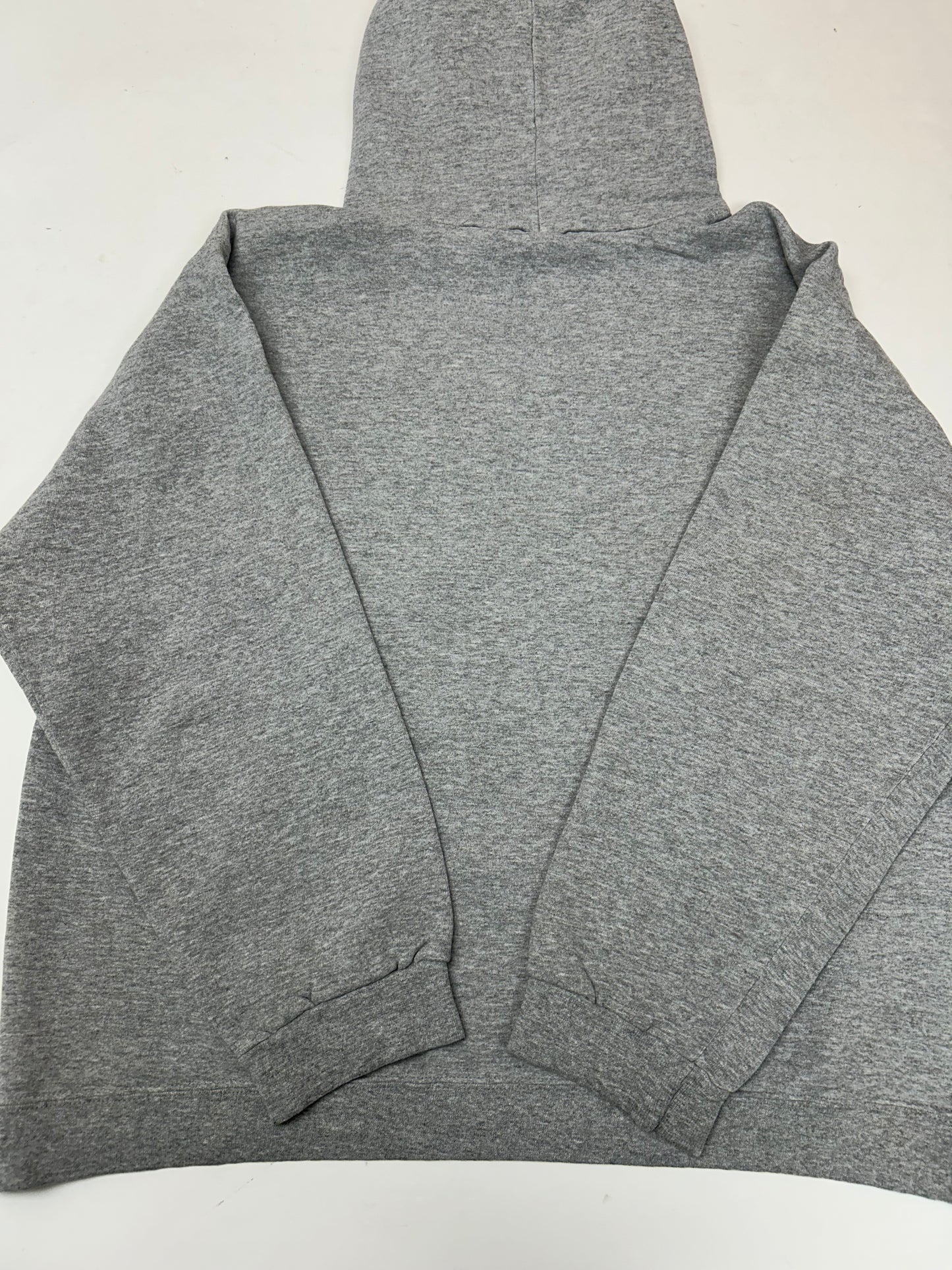 Vintage 90s Nike Center Swoosh Embroidered Logo Hooded Sweatshirt Worn In XL 27.25x28.25 Inches As Is