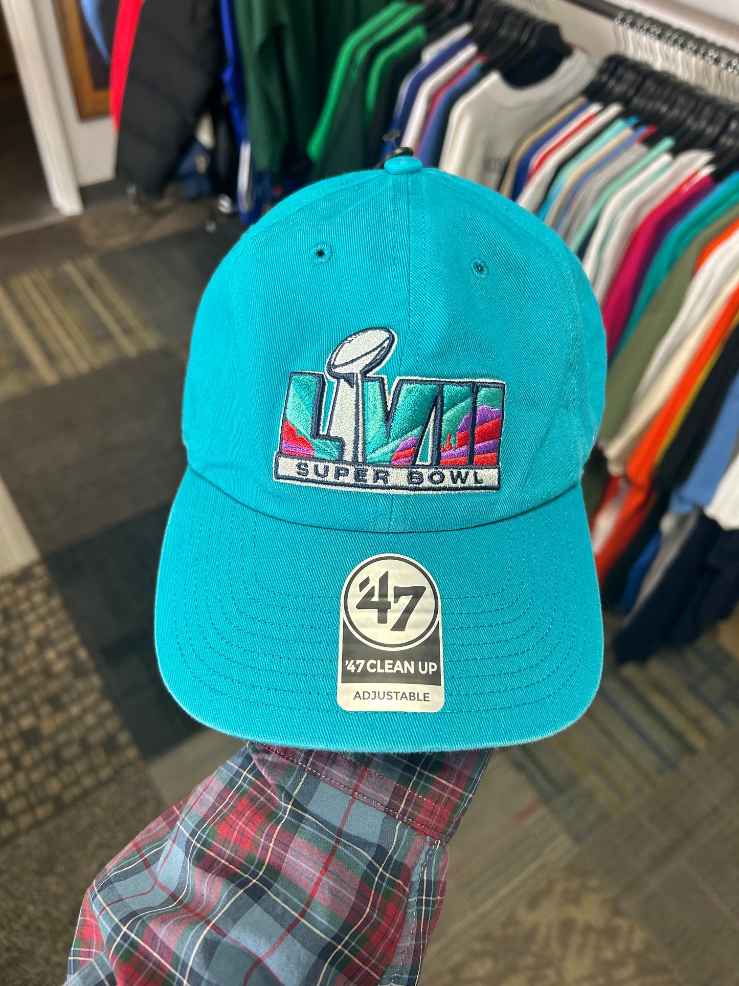 ‘47 Brand Super Bowl LVII hat cap New Kansas City Chiefs Vs Philadelphia Eagles