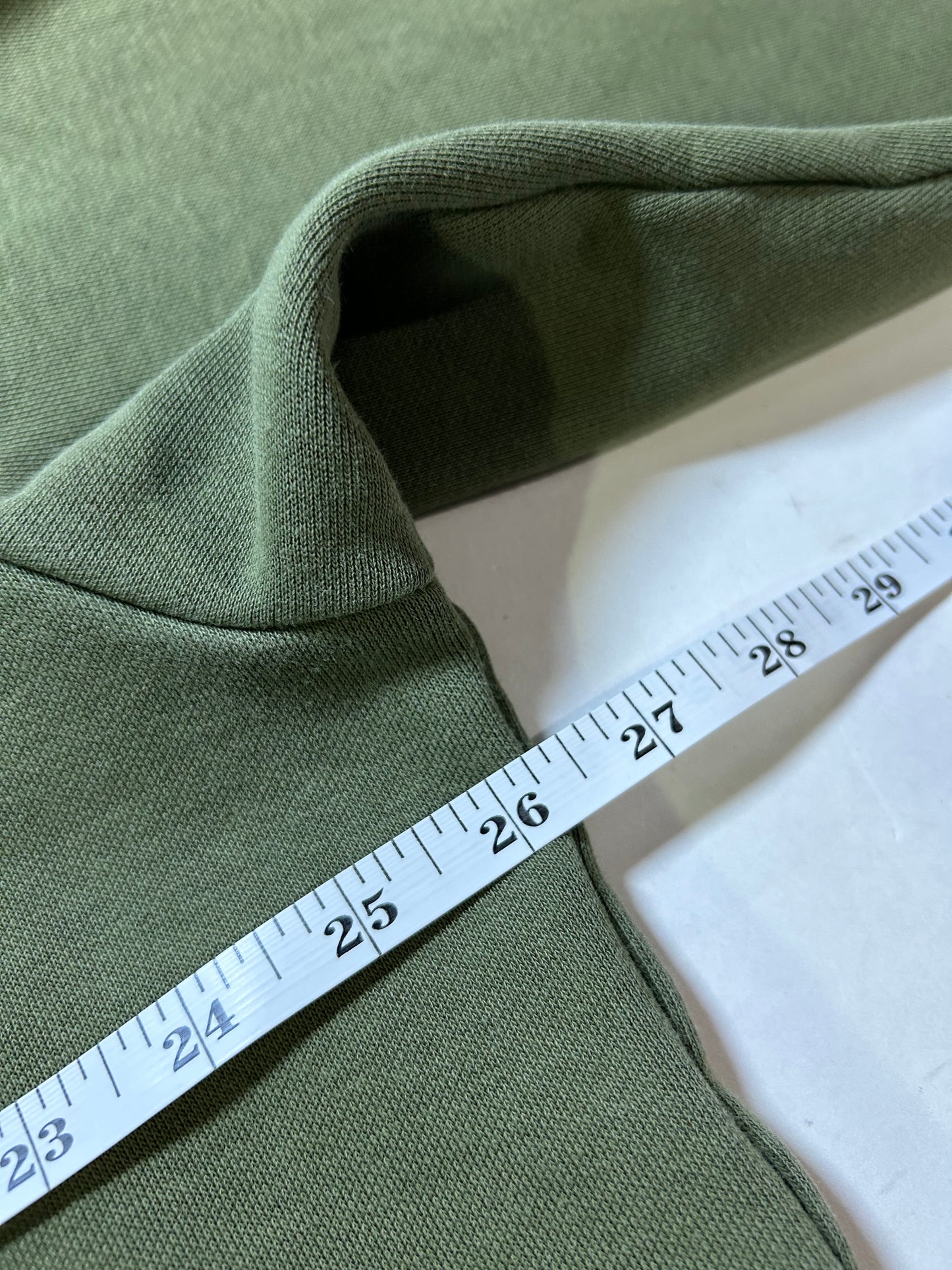 Vintage 00s Nike Chest Swoosh Essential Zip Hooded Sweatshirt Green Faded Worn In As Is XL 26.25x30.25 Inches