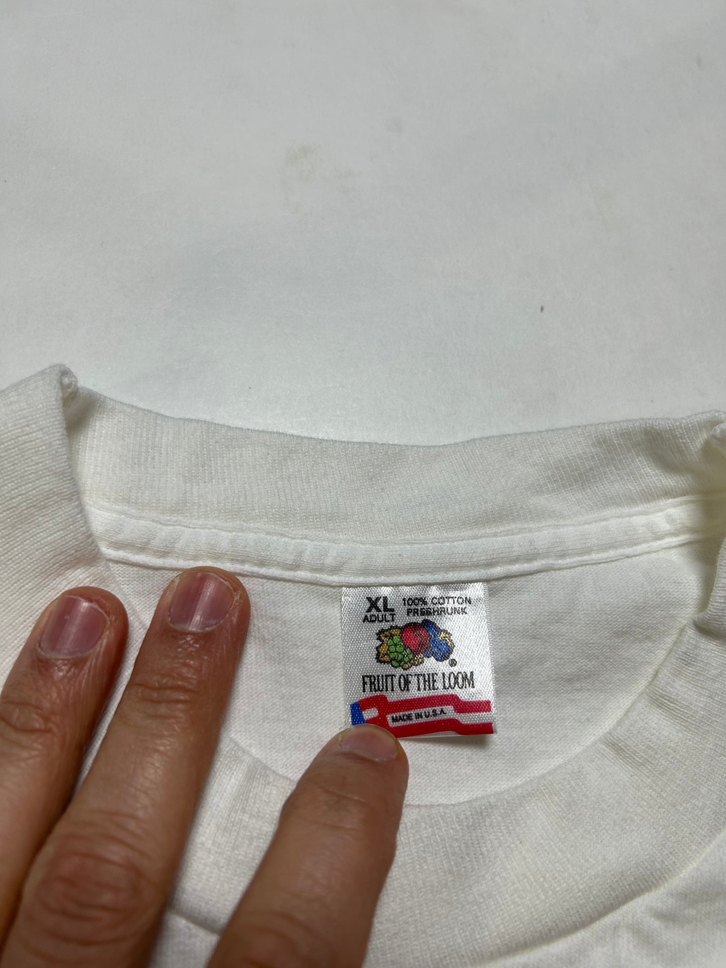 Vintage 90s Retired! Not Expired! Funny Parody Tee XL 23.5x32.25 Inches White