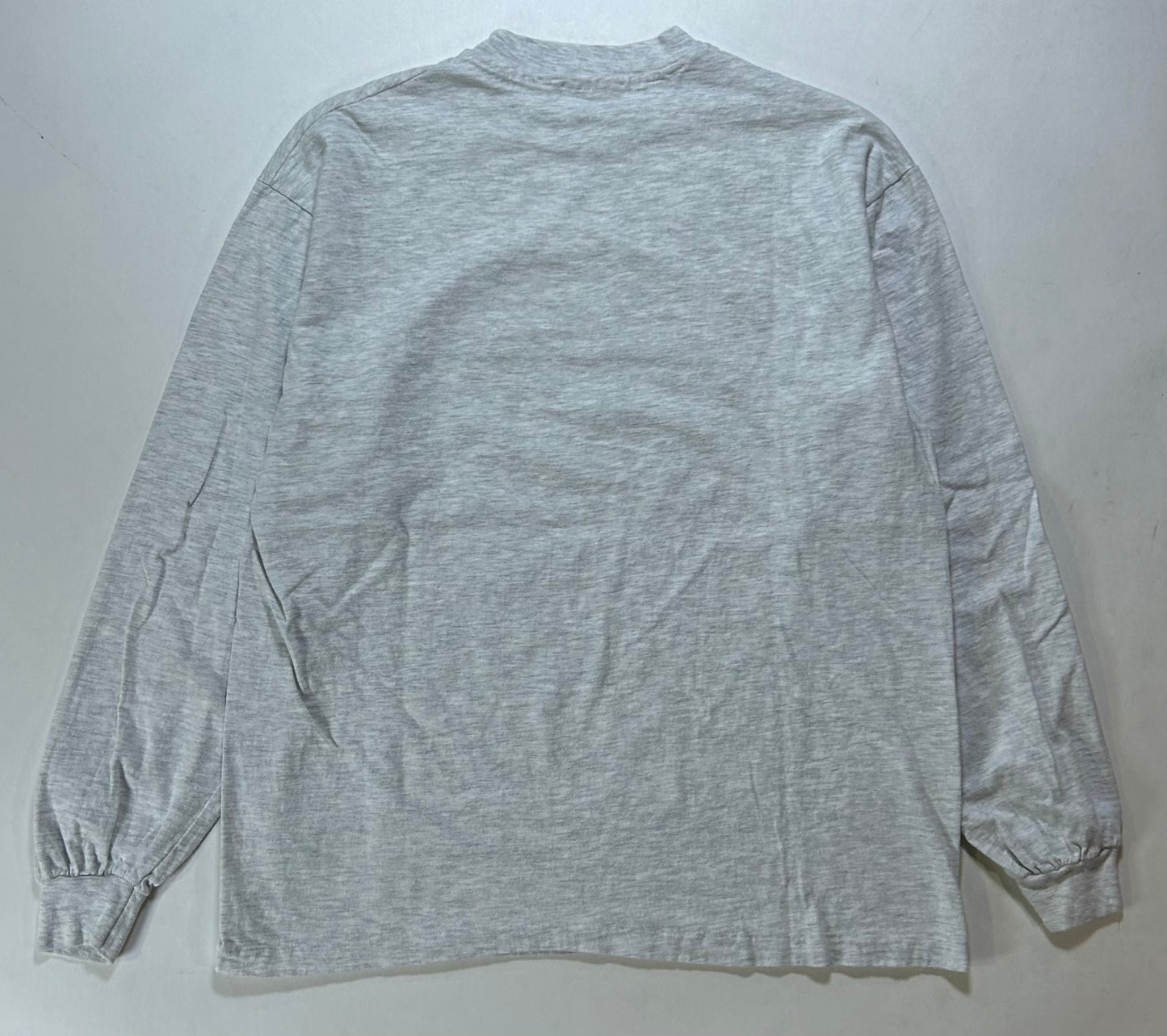 Vintage 90s San Francisco Sailboats Graphic Long Sleeve Tee Large/Medium 21.5x27 Inches Gray