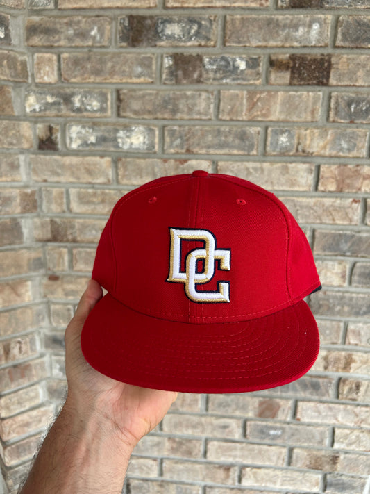 Vintage 2000s Washington Nationals MLB New Era 59Fifty DC Hat 7 5/8 Made USA 100% Wool As Is
