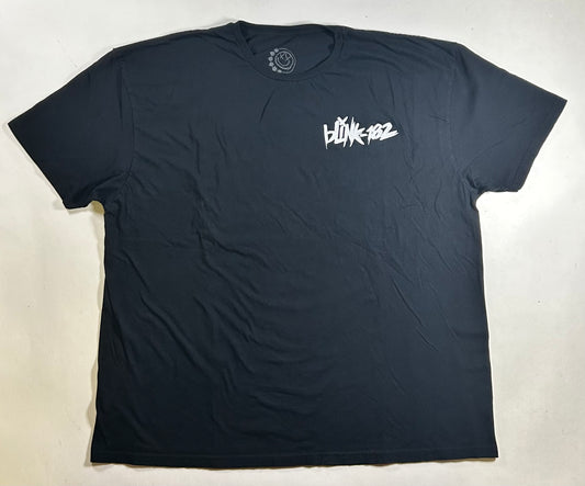 2022 blink-182 Front & Back Graphic Band Tee Fits 2XL 27.25x31.5 Inches