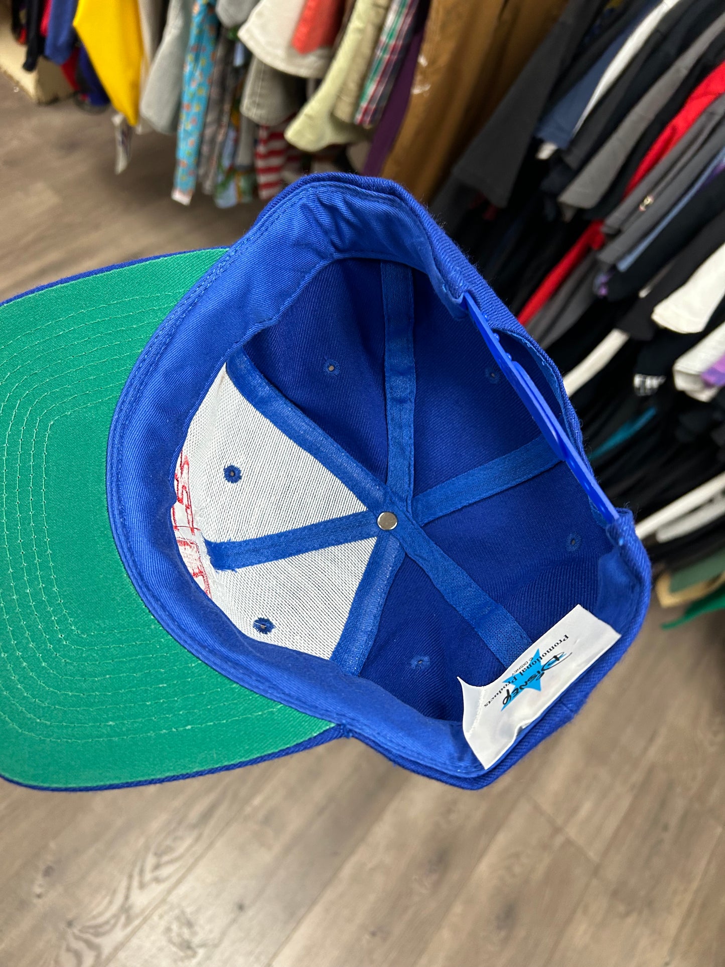 Vintage 1996 Disney The Mighty Ducks D3 Movie Promo SnapBack Hat OSFM KC Cap