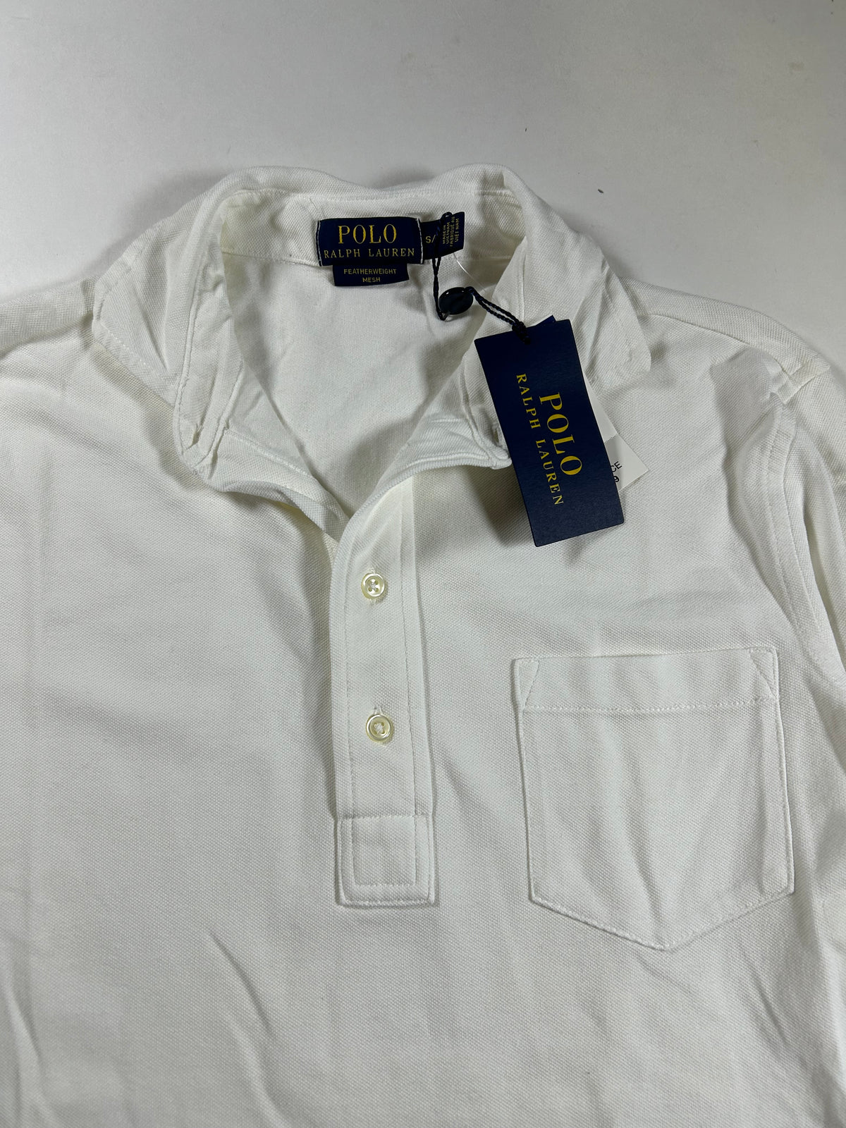Polo Ralph Lauren Featherweight Mesh Long Sleeve Polo Small 19.25 