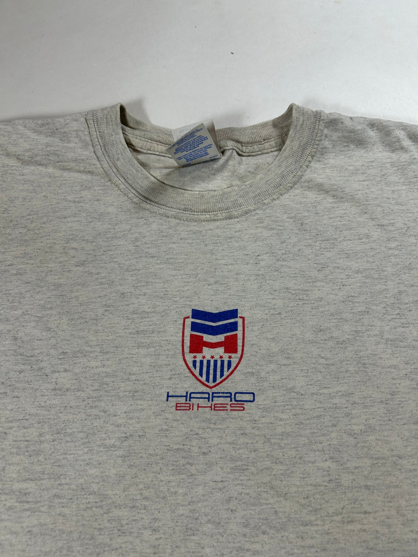 Vintage 00s Haro Bikes BMX Bike Bicycle Promo Tee Ryan Nyquist Dave Mirra Medium 21x27 Inches As Is