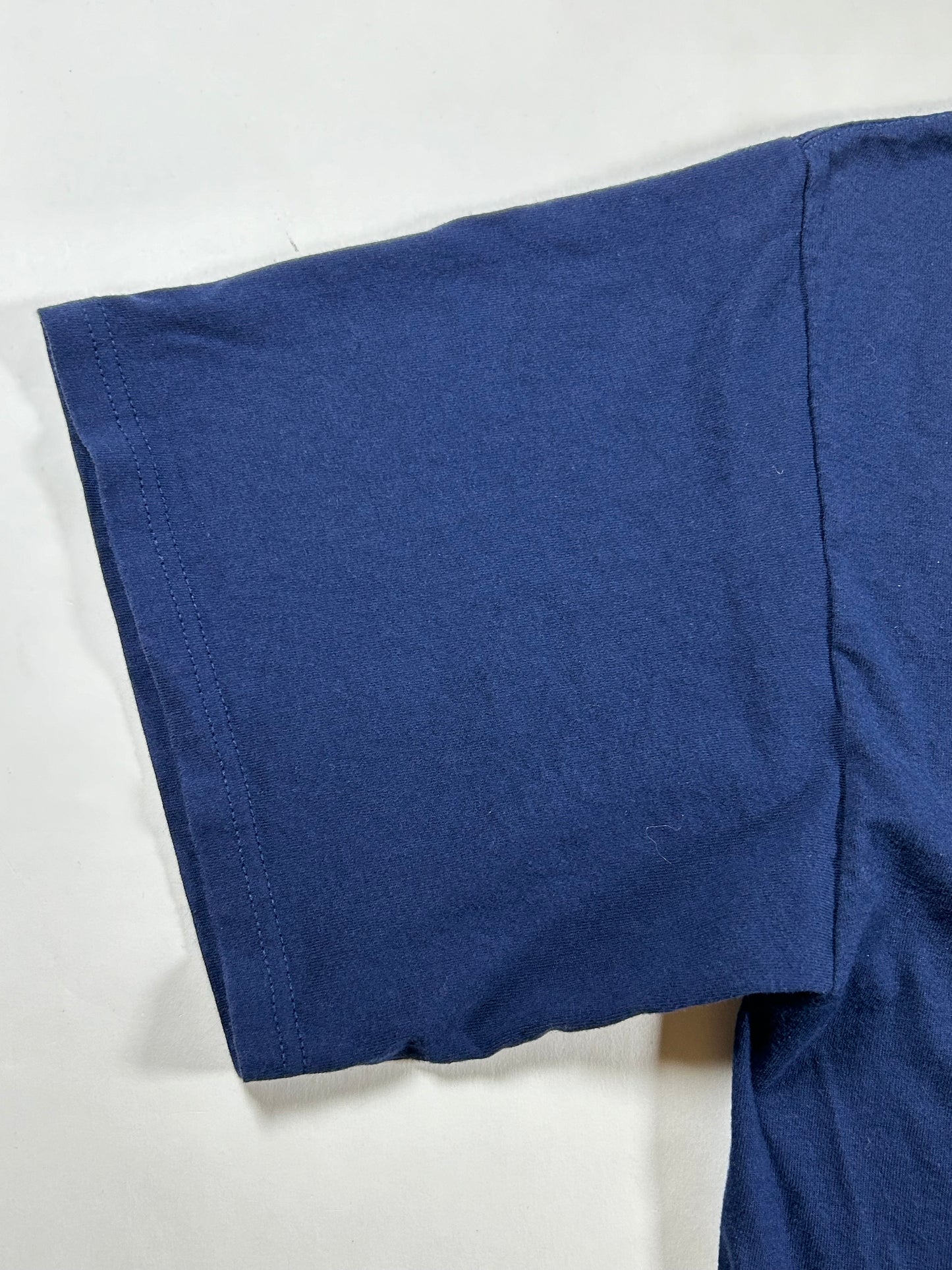 Vintage 00s Adidas Athletic Dept. Issue No. Tee 2XL 27x31 Inches Navy/Gold