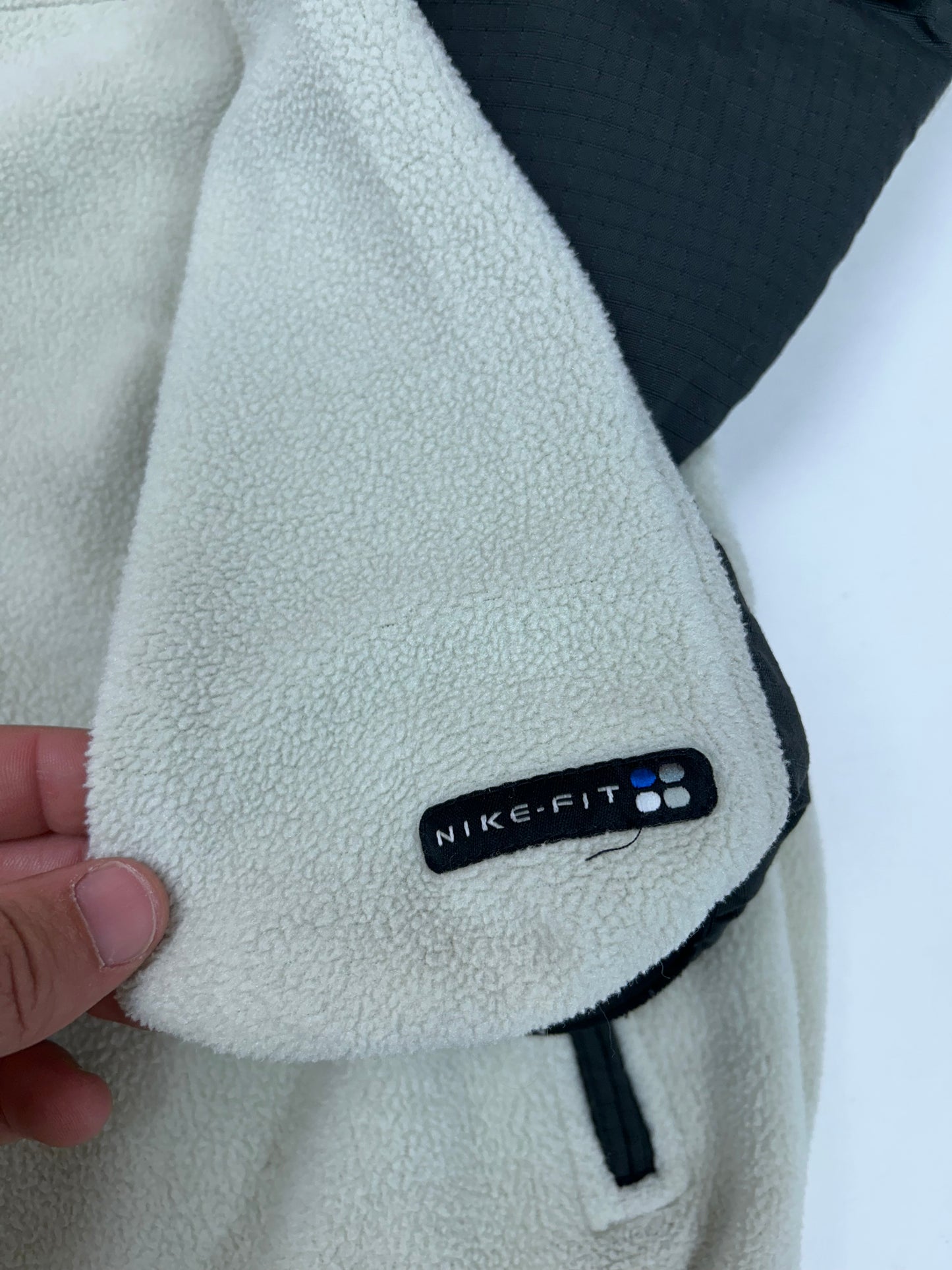 Vintage Nike ACG Nike FIT Thermal Layer 2 Zip Fleece Large 27.25x27.25 Inches