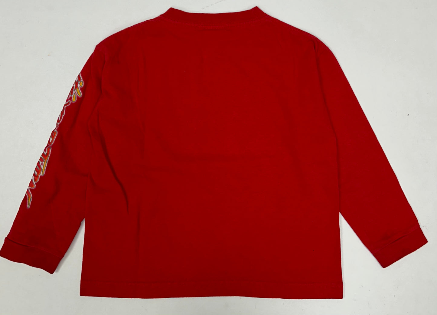 Vintage Shonen Jump Yugioh Graphic Kids Long Sleeve Shirt 16.75x18.25 Inches Childrens Large/Medium Red