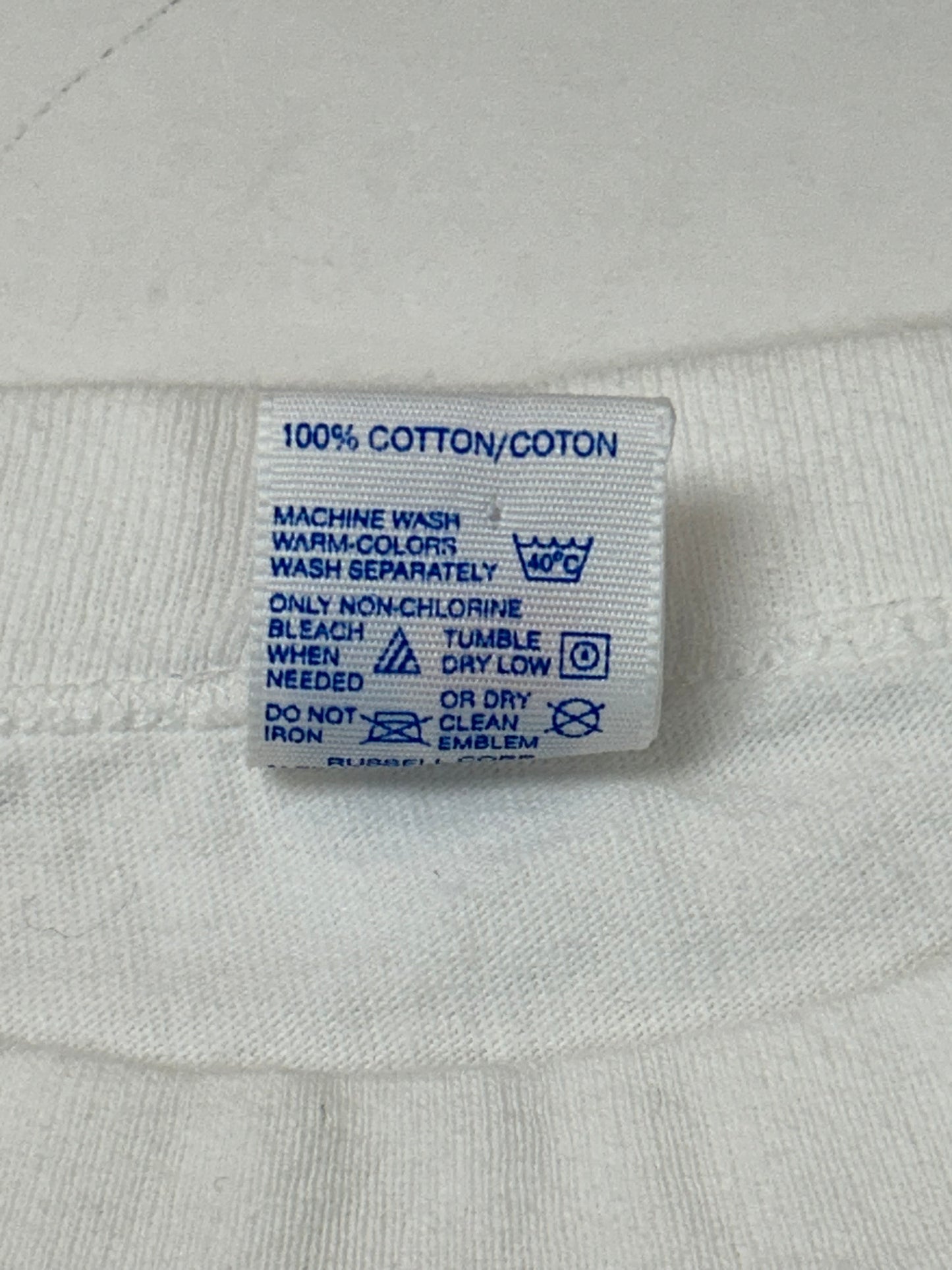 Edgewood NJ first edition “Deeper Than The Roots.” Tee XL Big Fit 25.5x29.25 Inches Russell Athletic Mexico 100% Cotton
