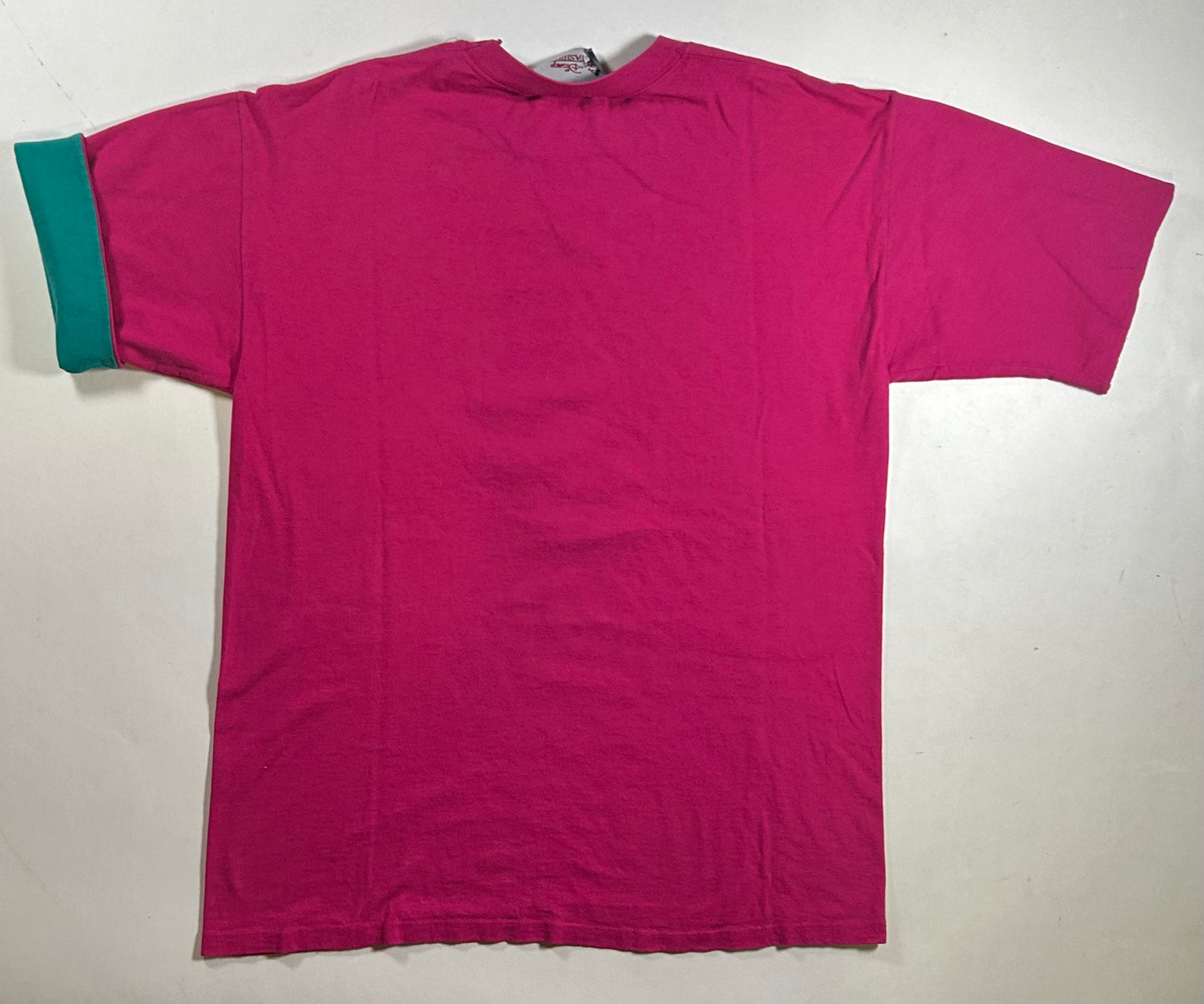 Vintage 90s Disney Fashions Minnie Mouse Tee Roll Up Sleeves Medium/Large Fit 21.5x29 Inches