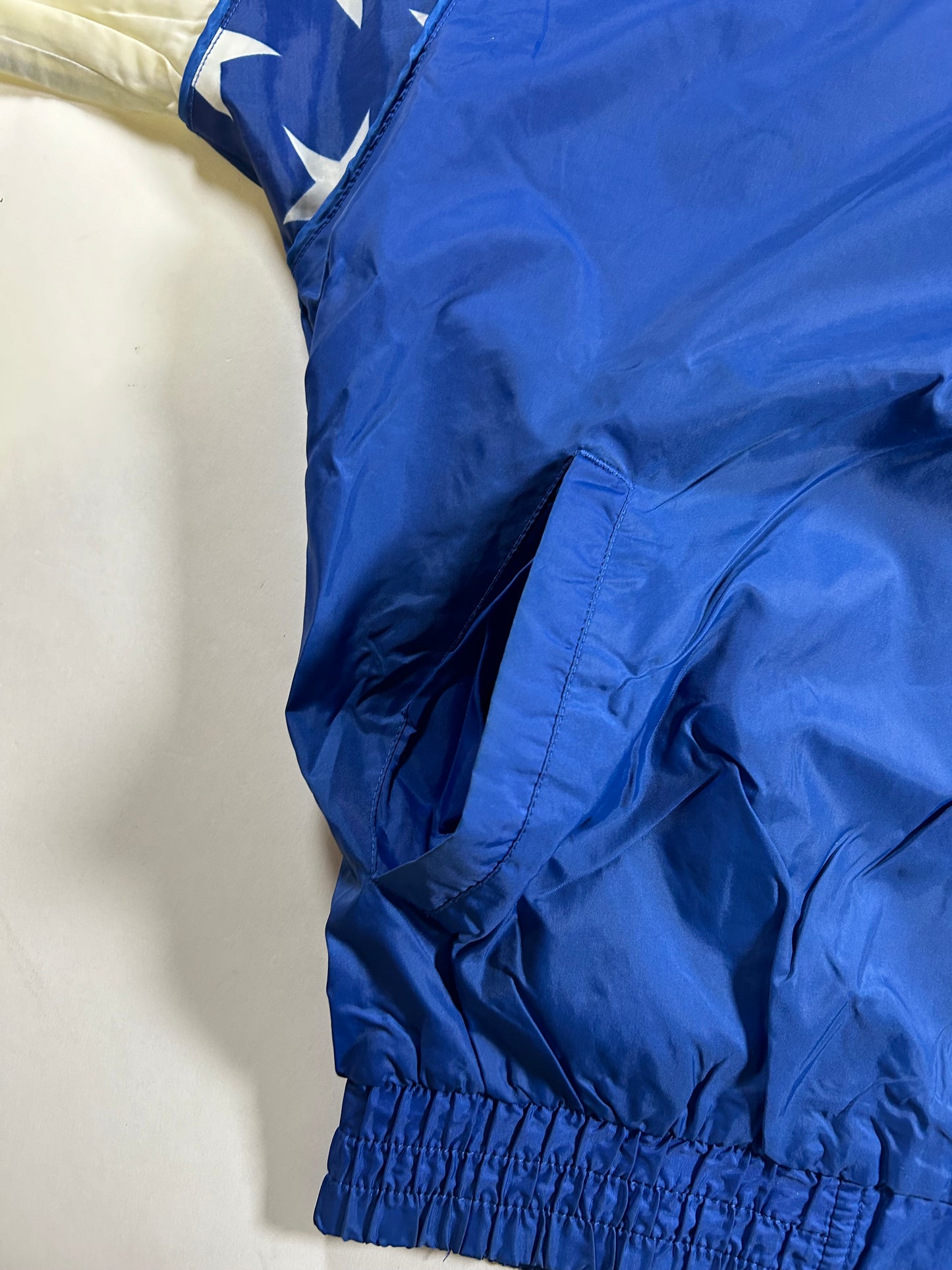 Vintage Starter 96 Atlanta Olympics Team USA Packable Hood Windbreaker Full Zip Jacket  Large 27.5x27.5 Inches