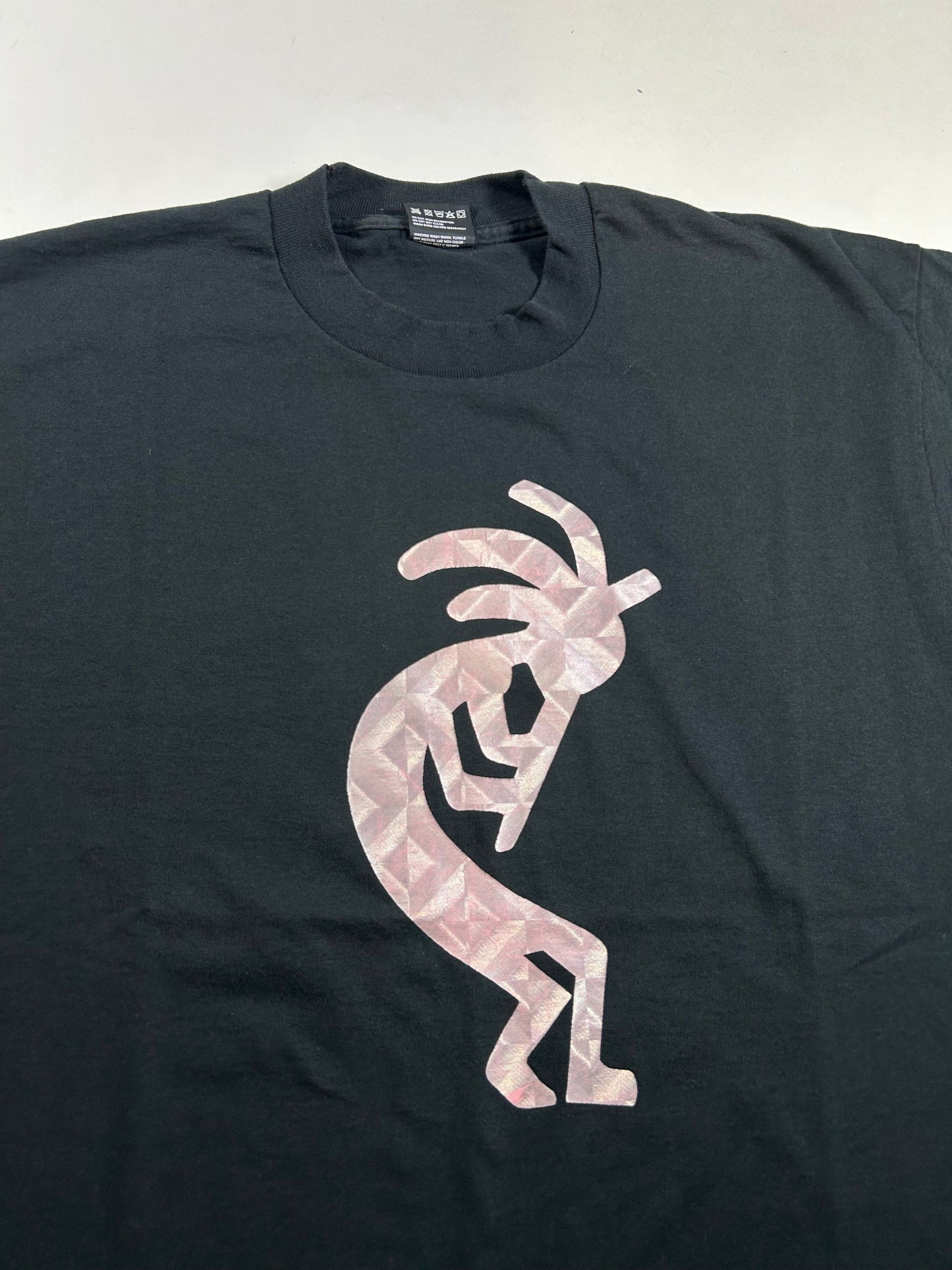 Vintage 90s Kokopelli Native American Tee As Is Large 21.75x27.75 Inches