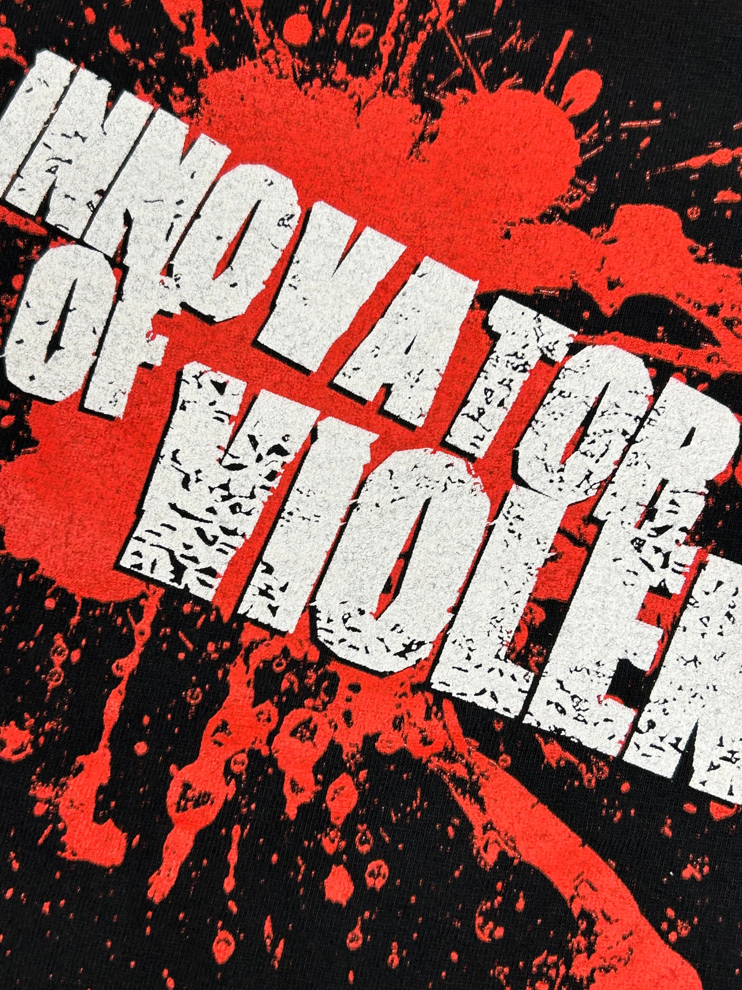 Vintage 2000s WWE Tommy Dreamer Innovator Of Violence Wresting Tee Medium 19.75x28.5 Inches