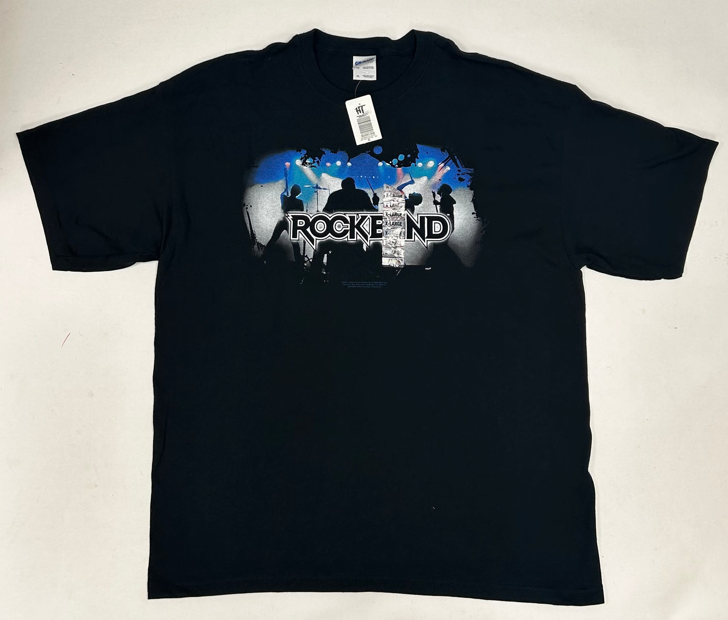 Vintage 2007 Rockband Video Game promo Tee DS Brand New XL+ 24.5x31.5 Inches