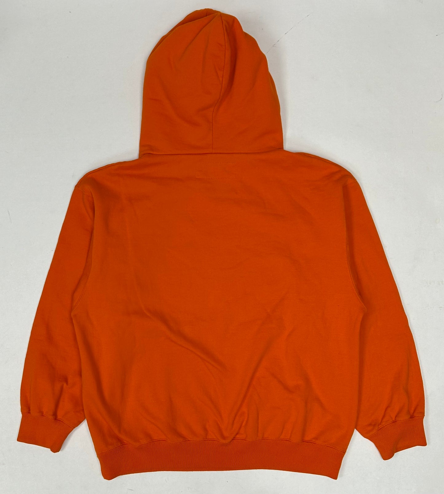 2007 Virginia Tech ACC Football Champions Hooded Sweatshirt Orange Medium 23.75x27 Inches