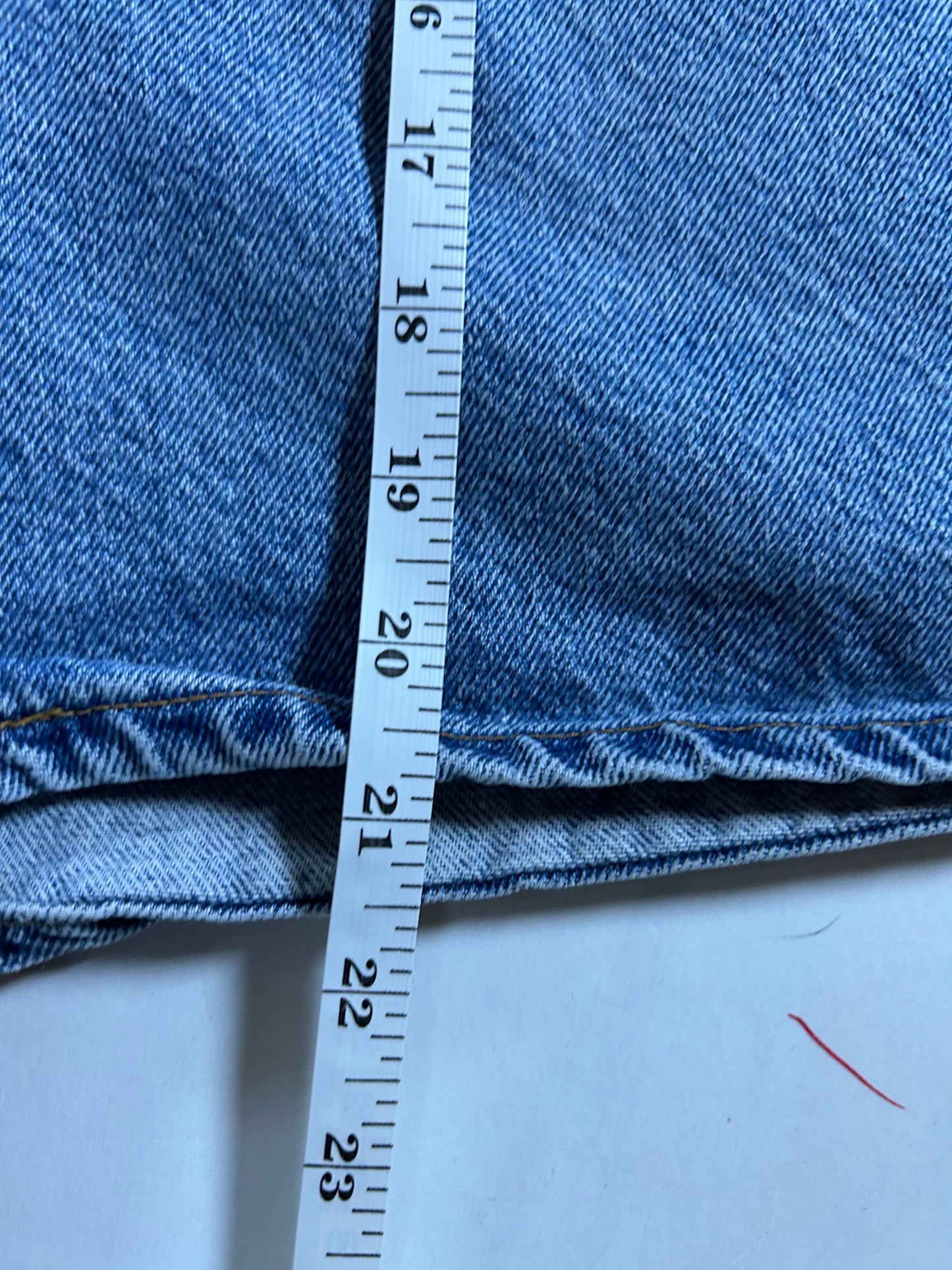 Vintage Levi's 550 USA Denim Blue Jean Shorts Relaxed Fit 36 18.5x21.75 Inches 100% Cotton