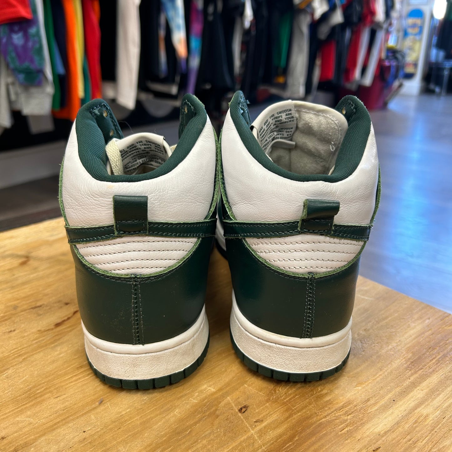 2020 Nike Dunk High SP Spartan Green CZ8149100 Men's Size 9.5 USED NO BOX CLEAN AS IS