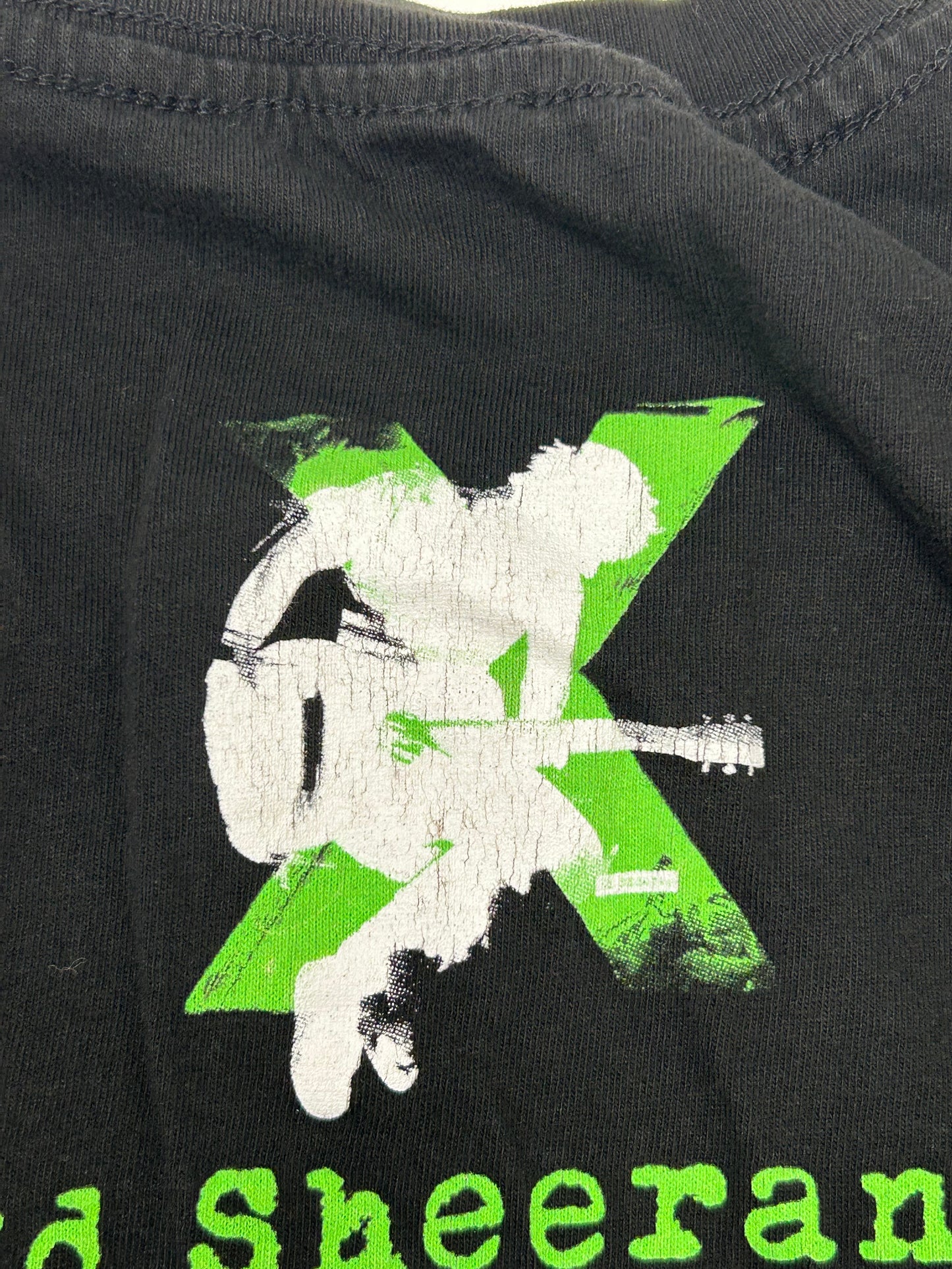 2015 Ed Sheeran Tour Music Band Tee Medium 19.25x26.5 Inches