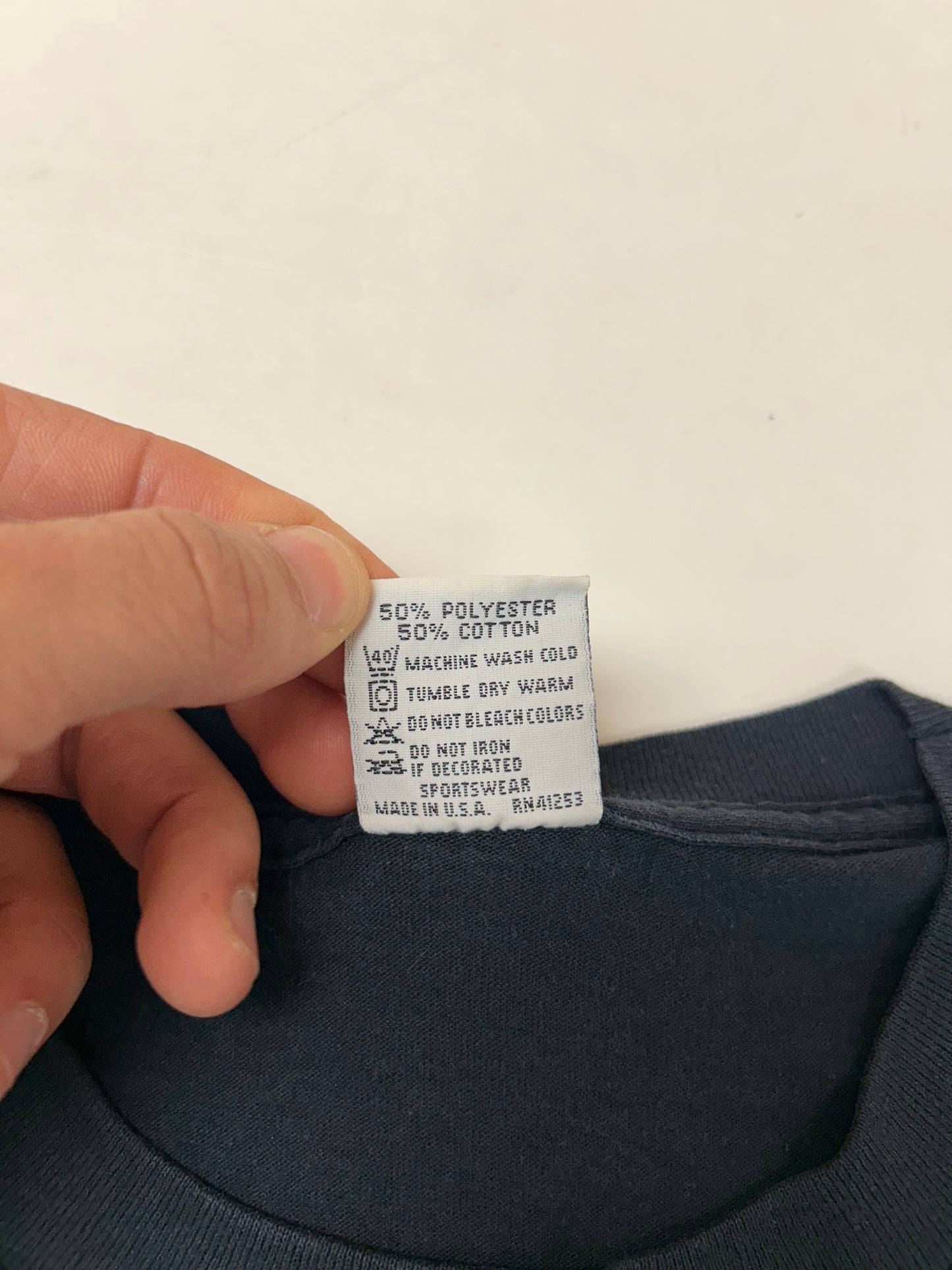 Vintage 90s Pow Mia We Remember War Tee Large