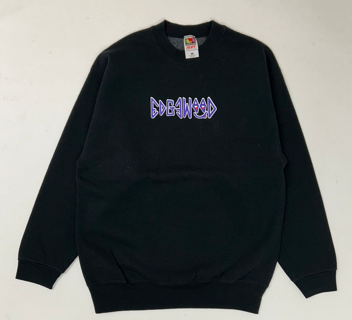 Edgewood New Jersey Deeper Than The Roots Crewneck Sweatshirts Fruit Of The Loom Heavy Cotton 90/10 Blend Black Mexico 22.5x29 Inches M/Lish
