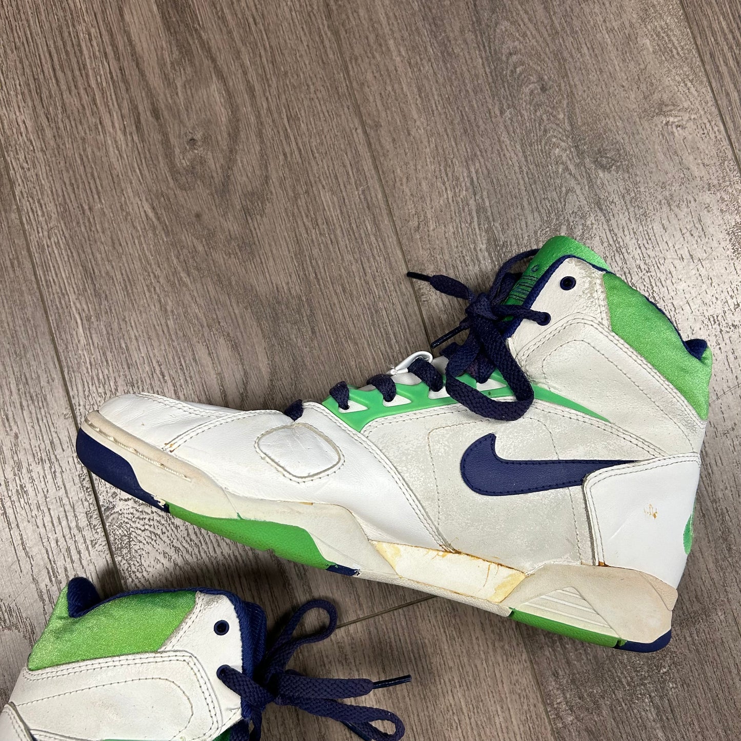 Vintage Nike Air Sabre Flight High 8.5 Basketball Sneaker 1991 As Is 910204 PF