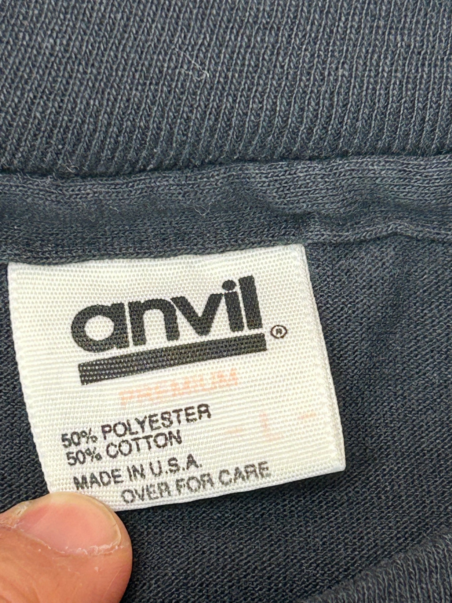 Vintage 90s Pepsi NYC Soda Cap Tee Thin Great Wear & Fading Boxy Large 23.25x26.75 Inches