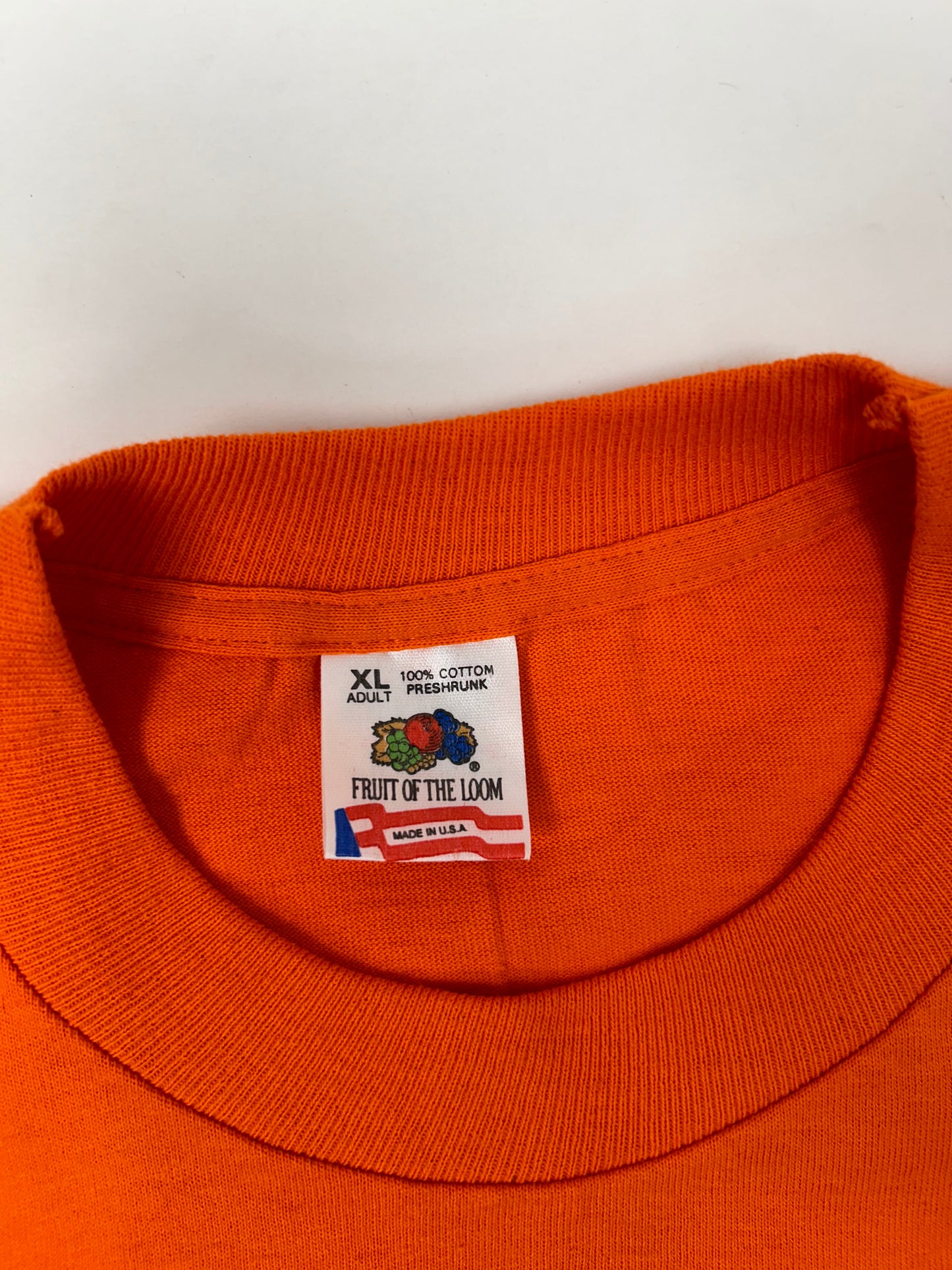 Vintage 90s Nickelodeon Orange TV Promo Tee XL 24.25x32 Inches
