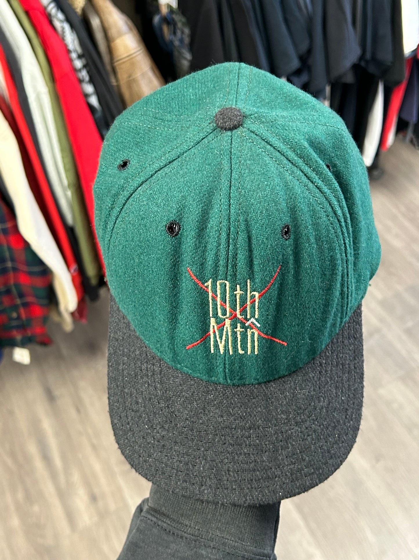 Vintage 10th Mtn Huts Made In the USA SnapBack Hat