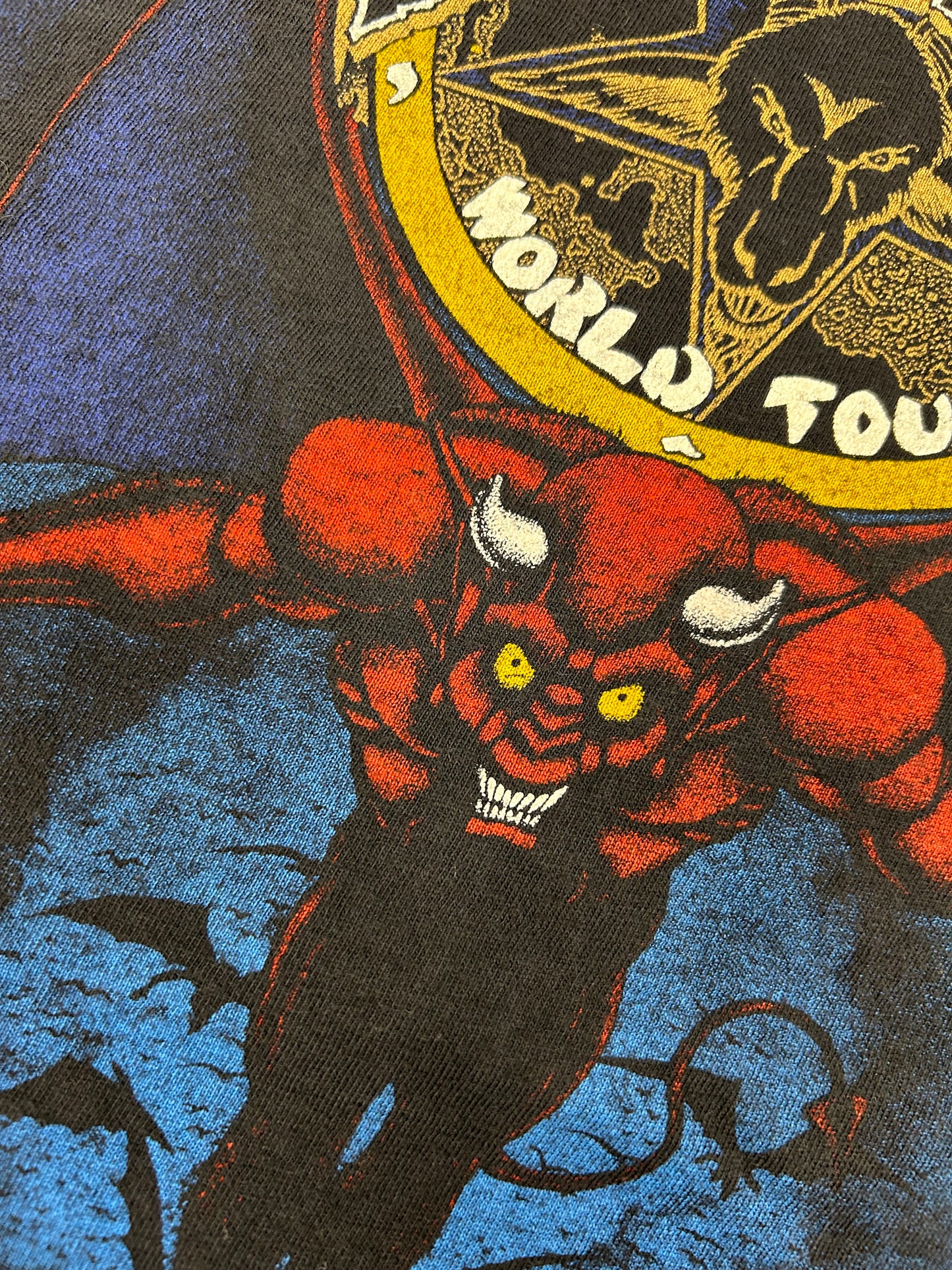 Vintage Black Sabbath Mob Rules Tour 1981 Rock Band Music Tee 21.25x28.25 Inches L/M Fit