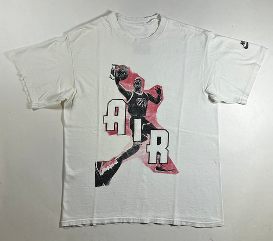 Vintage Nike Air Jordan Jumpman 23 Air 1988 Jordan 3 Basketball Graphic Tee M/L Fit 21x27.75 Inches As Is Worn.