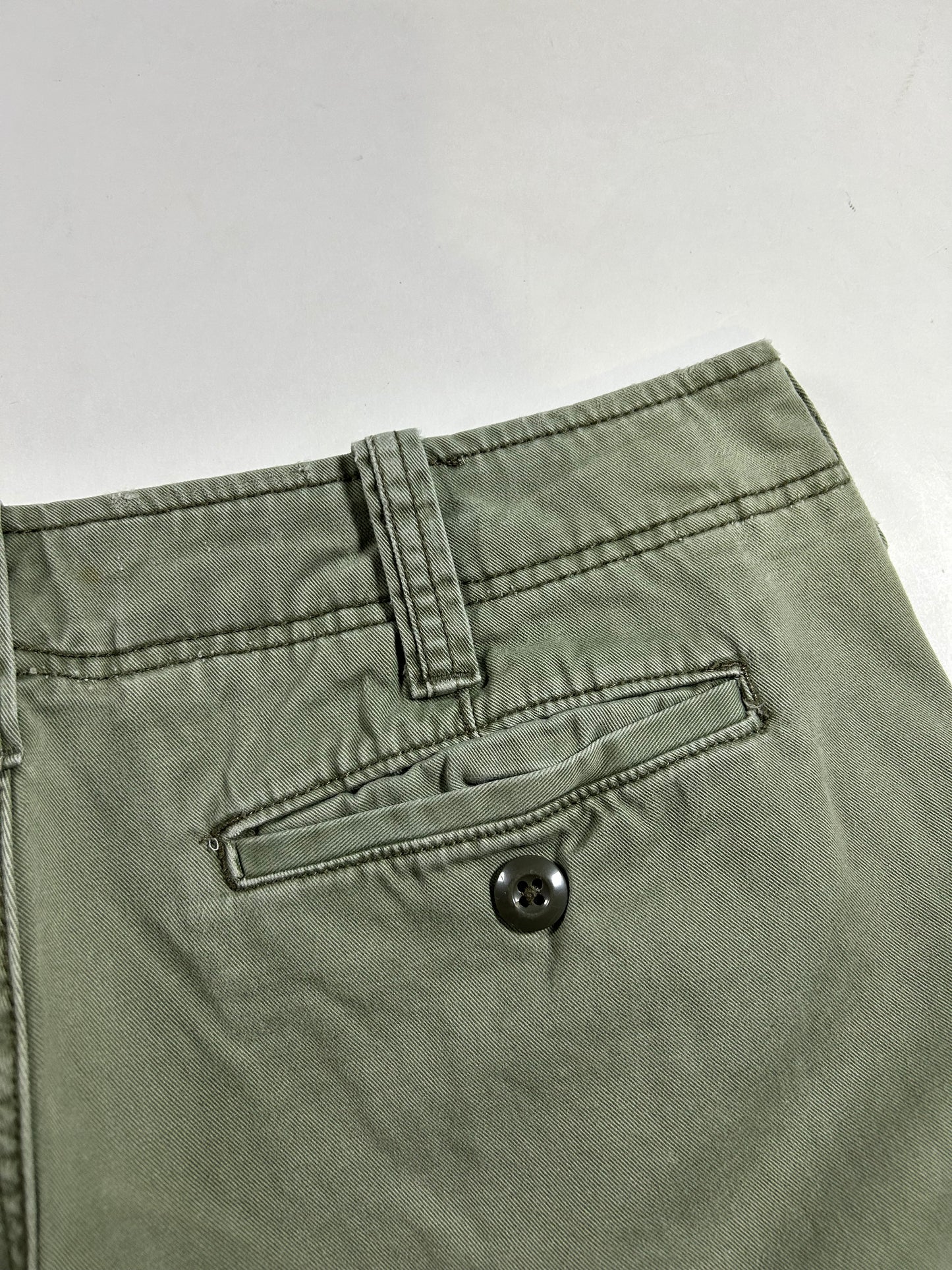 Denim & Supply Ralph Lauren Cargo Shorts Green Tactical Army 34 19.25x22.75 Inches