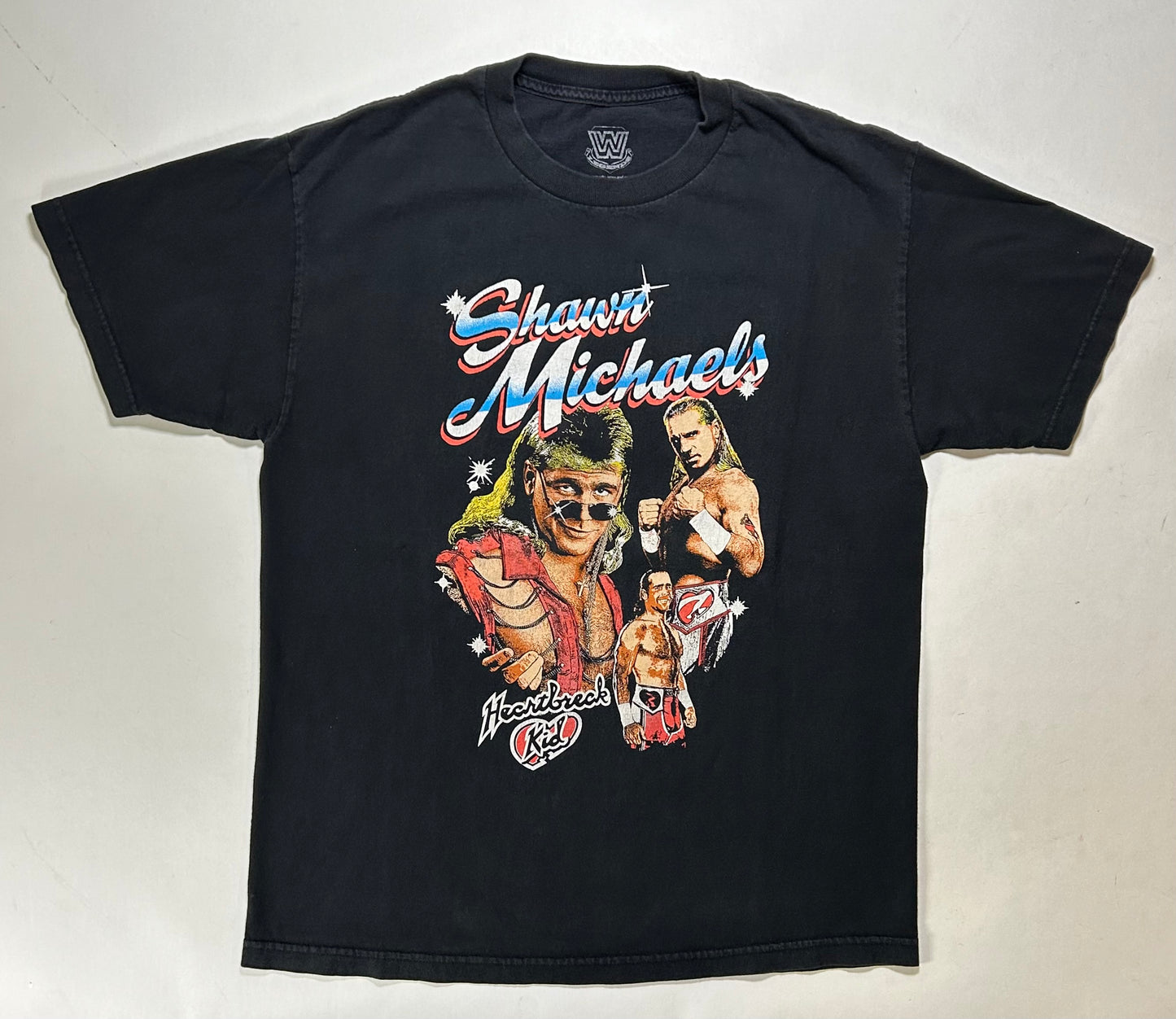 2016 WWE Legends Shawn Michaels The Heartbreak Kid Wrestling T-Shirt Large 21x28.5 Inches