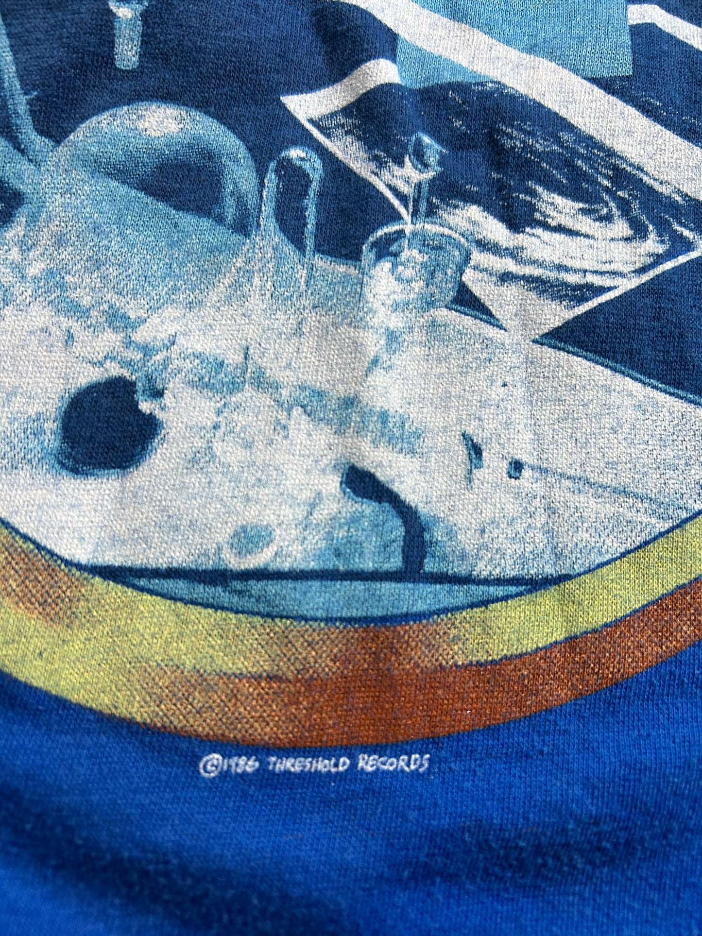 Vintage Moody Blues Other Side of Life 1986 Band Tee 19x25.75 Inches Medium/Small Fit Made in USA