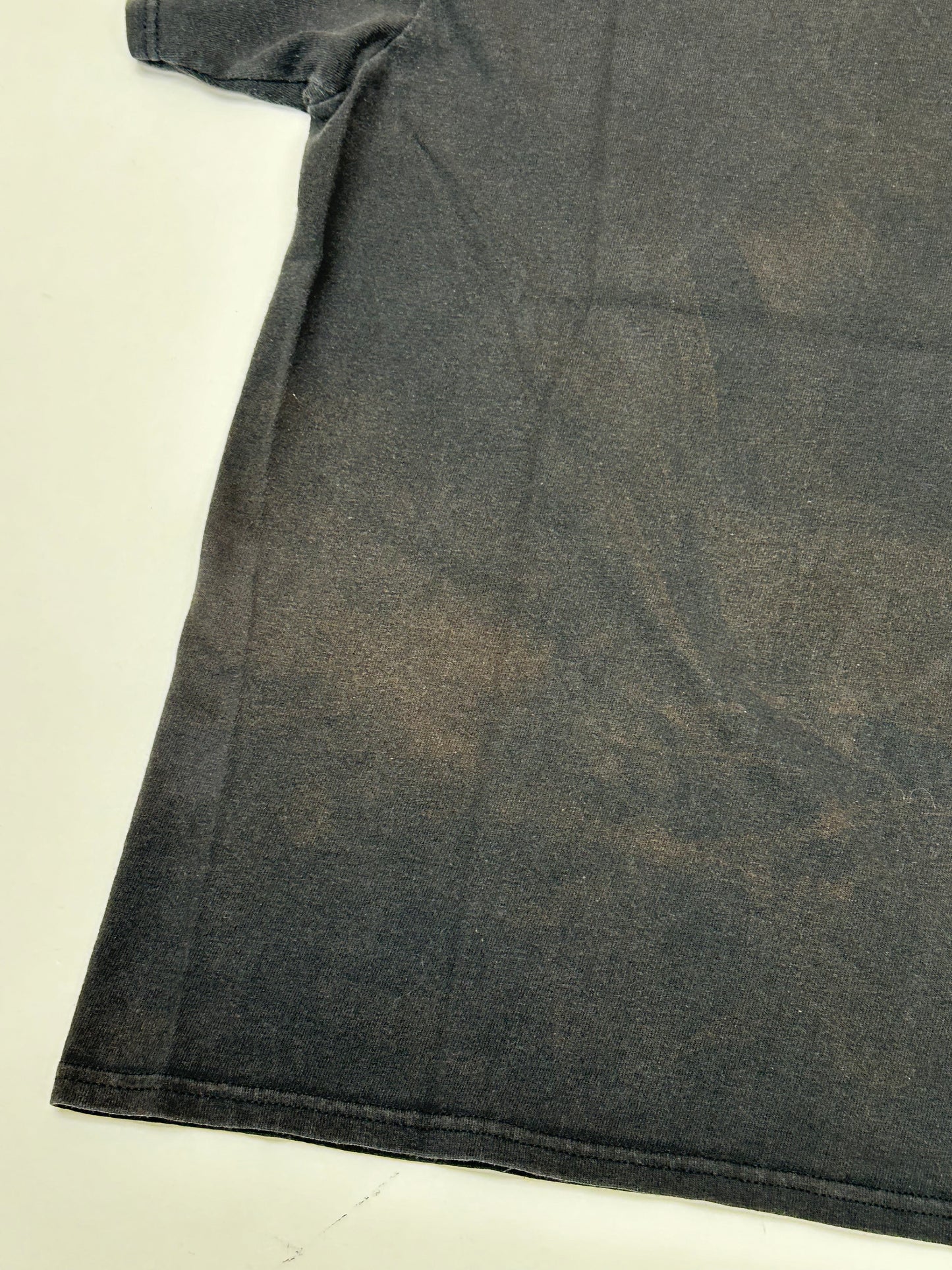 Vintage 00s Metal Mulisha Skull Sergeant Motocross Dirt Biking Shirt Meidum 19.5x25.75 Inches Faded Black As Is