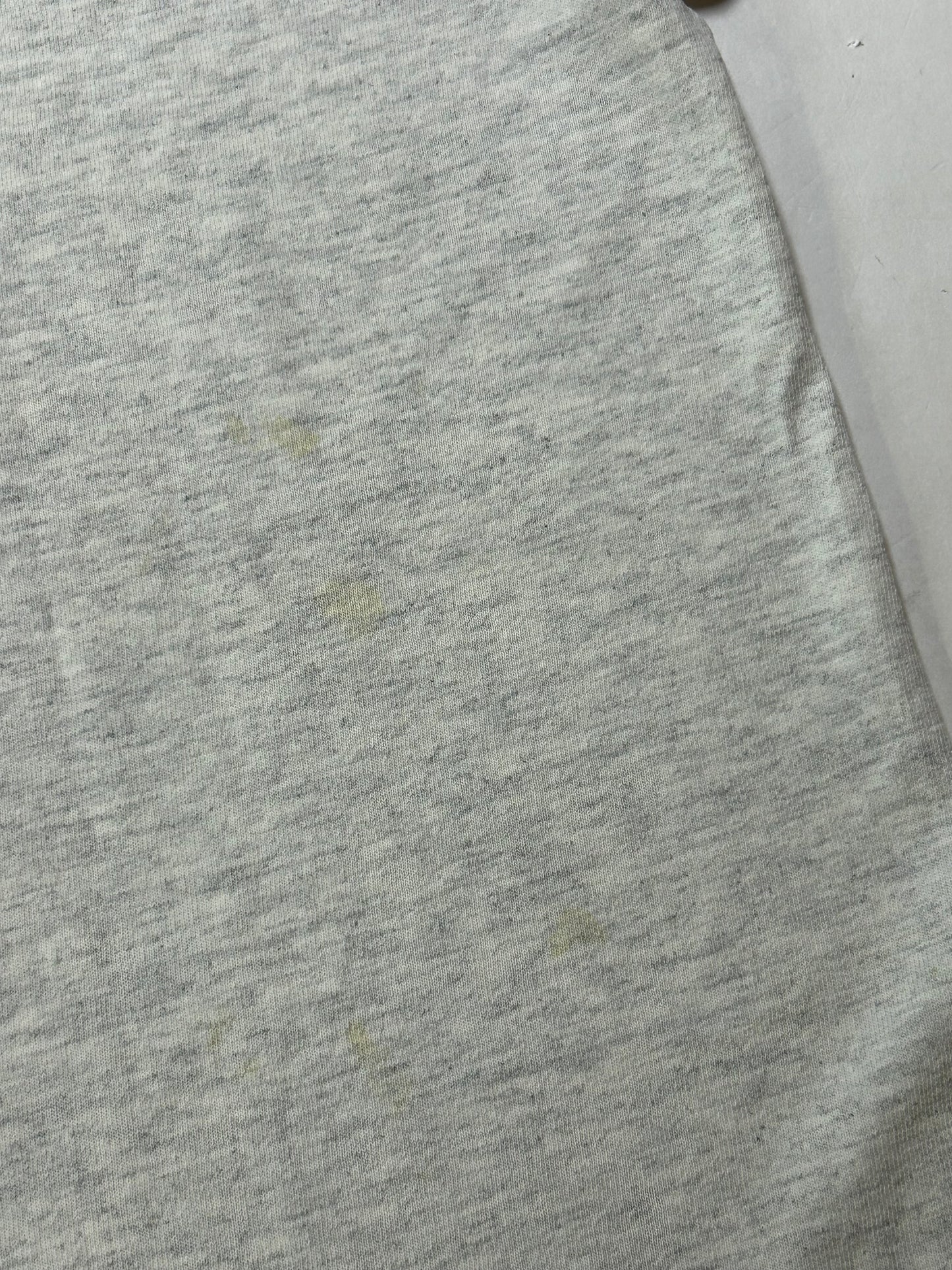 Vintage 90s Nutmeg Mills Chicago Bulls Slam This NBA Tee Gray L/XL 22.5x29 Inches Gray Worn As Is Has Wear & Stains