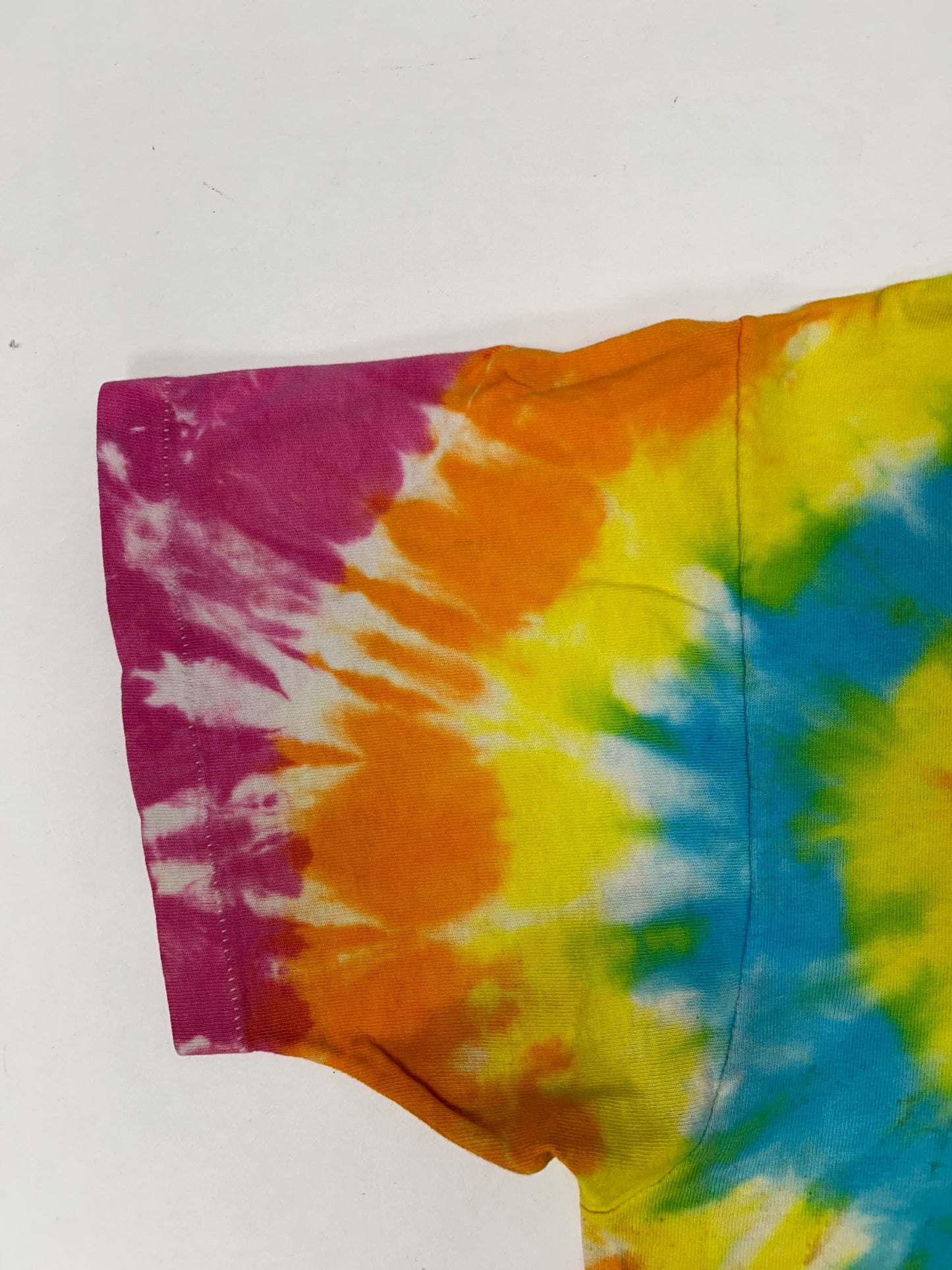 Vintage 90s Ben and Jerrys Wavy Gravy Ice Cream Tie Dye Tee Stained As Is XL 24.5s29.5 Inches