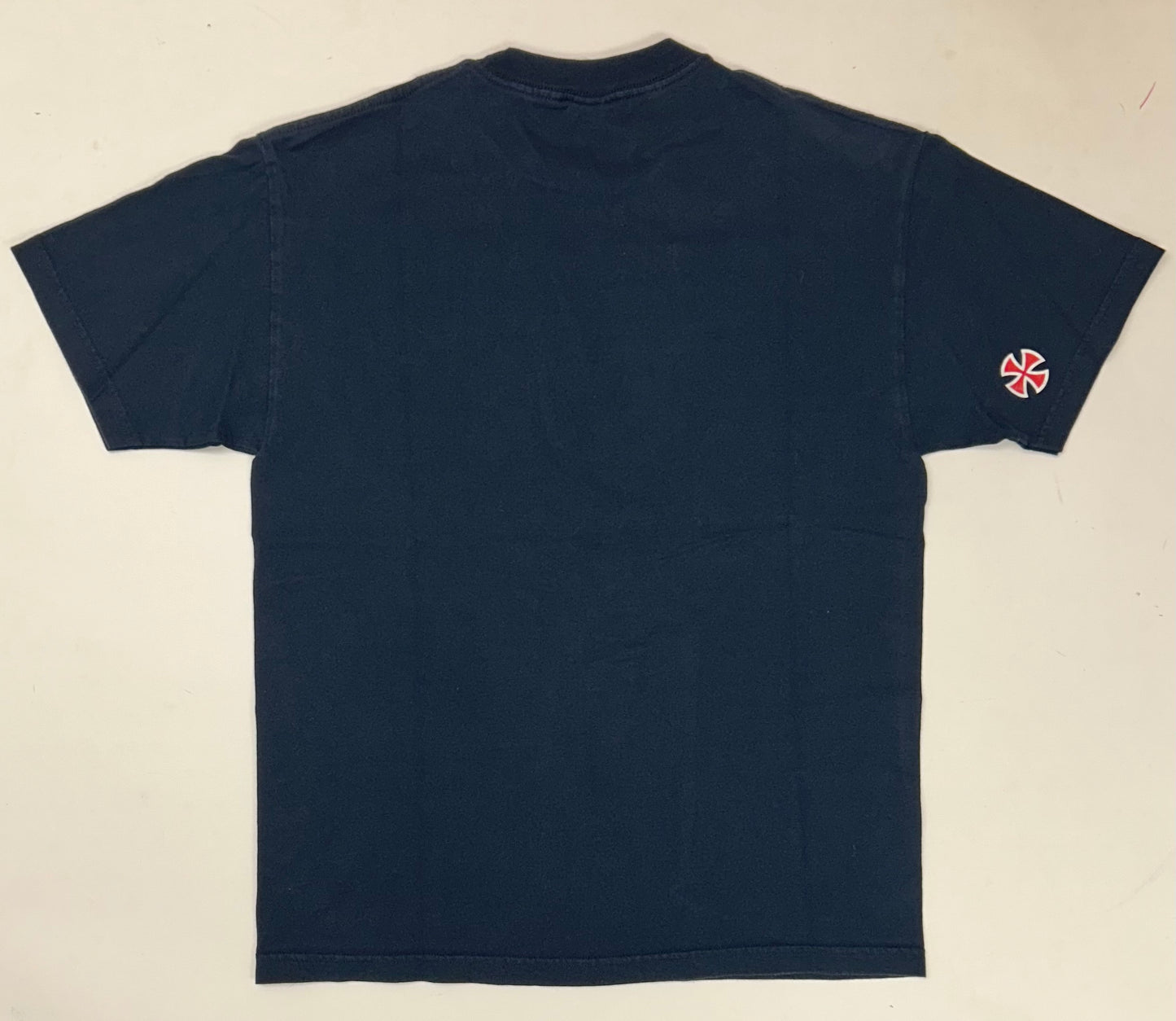 Vintage Independent Truck Company Skateboard Tee Navy Large 21.25x29 Inches Made In USA