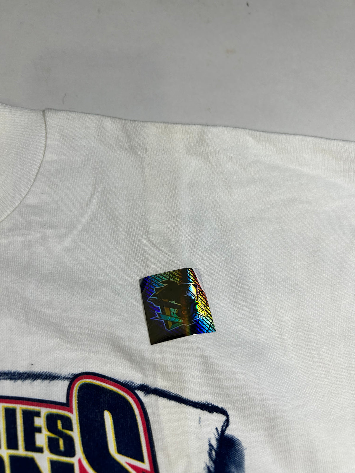Vintage Starter New York Yankees 1998 World Series Champs Lineup Tee New L/XL Fit 23.5x31.25 Inches