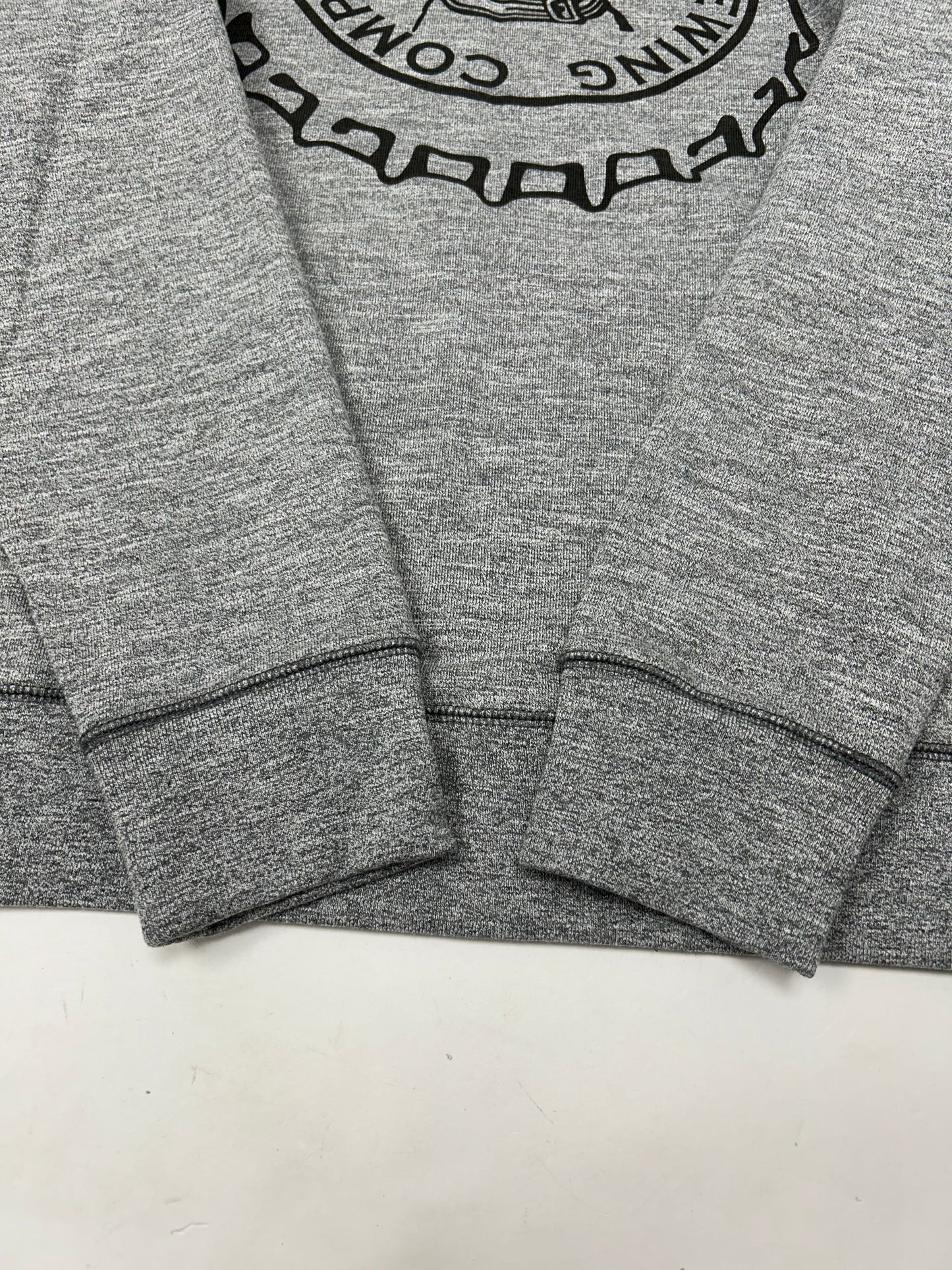 Lagunitas Brewing Company Zip Up Sweatshirt Hoodie Grey Dog Logo Medium Clean